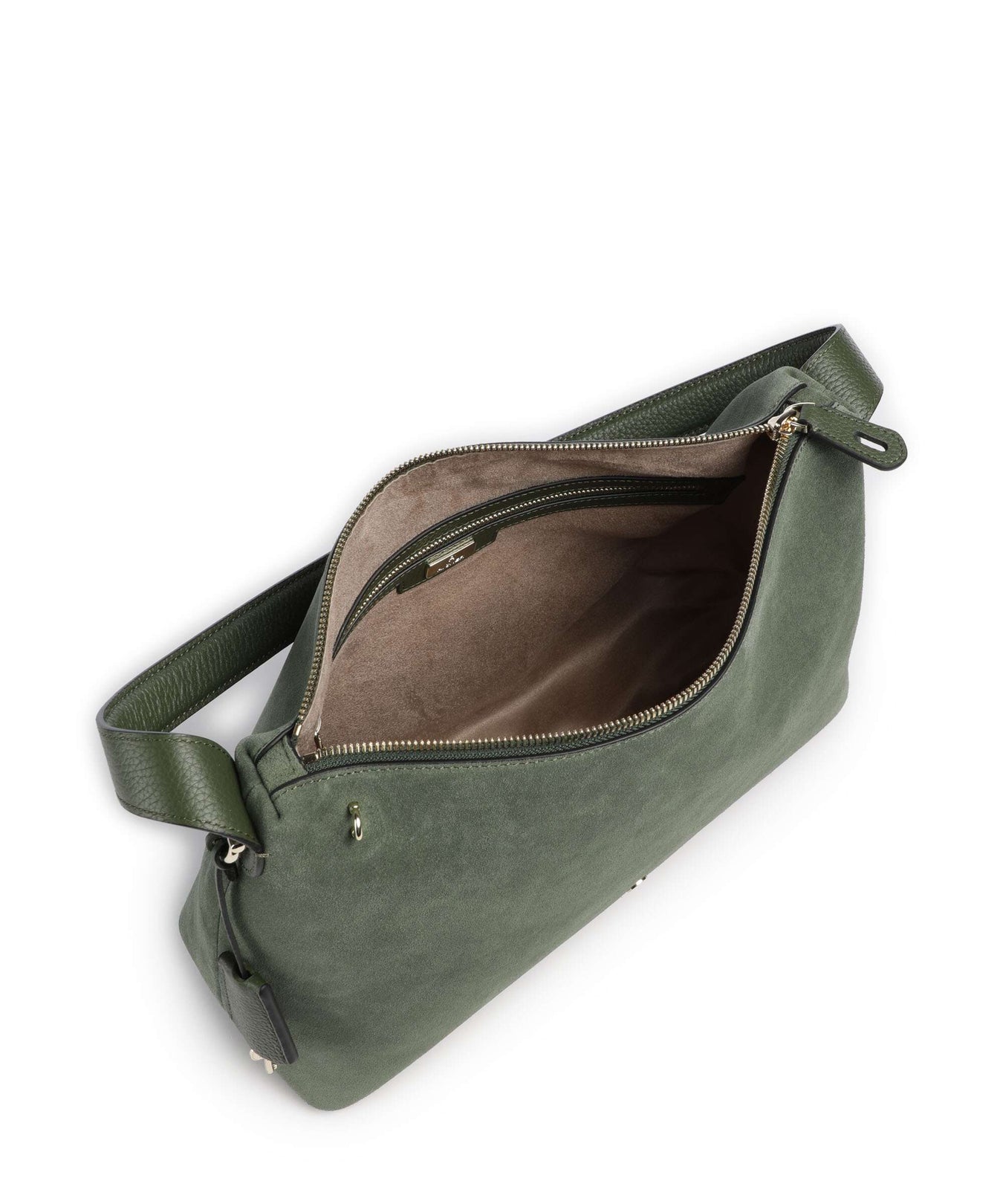 Aigner Delia M Hobo bag dark olive