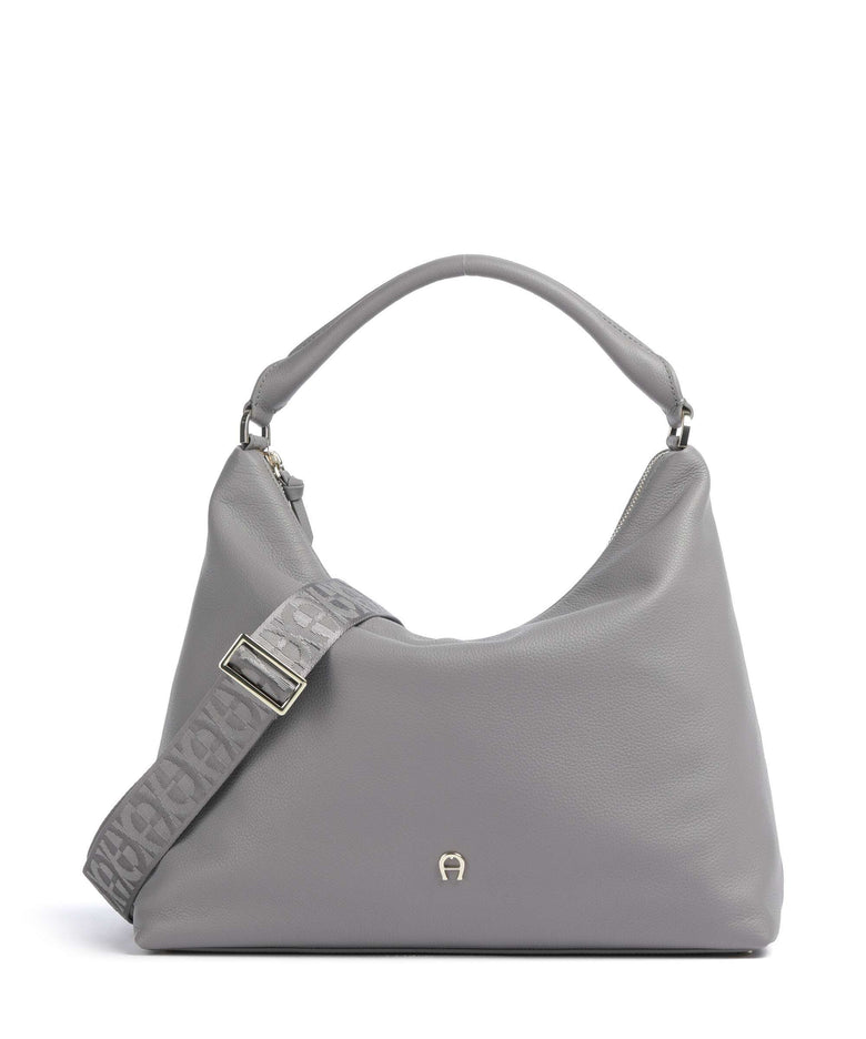 Aigner Zita M Hobo bag iron grey
