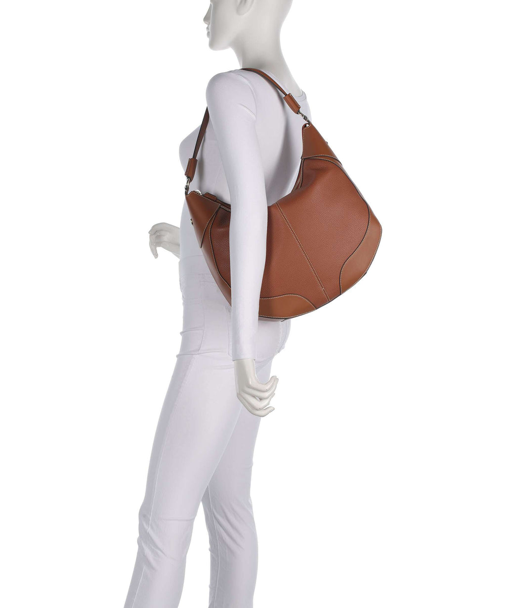 Aigner Ambra L Hobo bag cognac brown