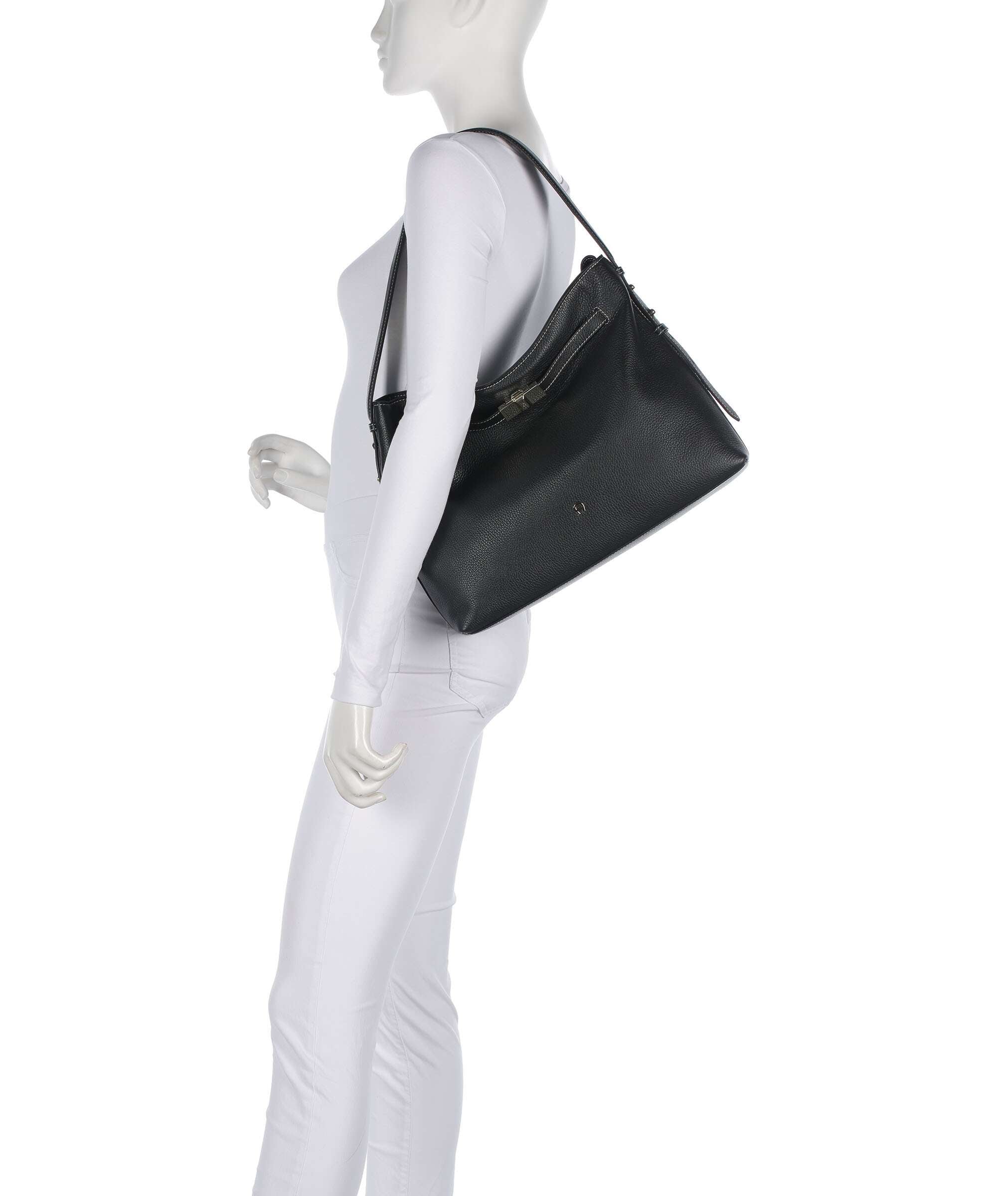 Aigner Farah M Hobo bag black