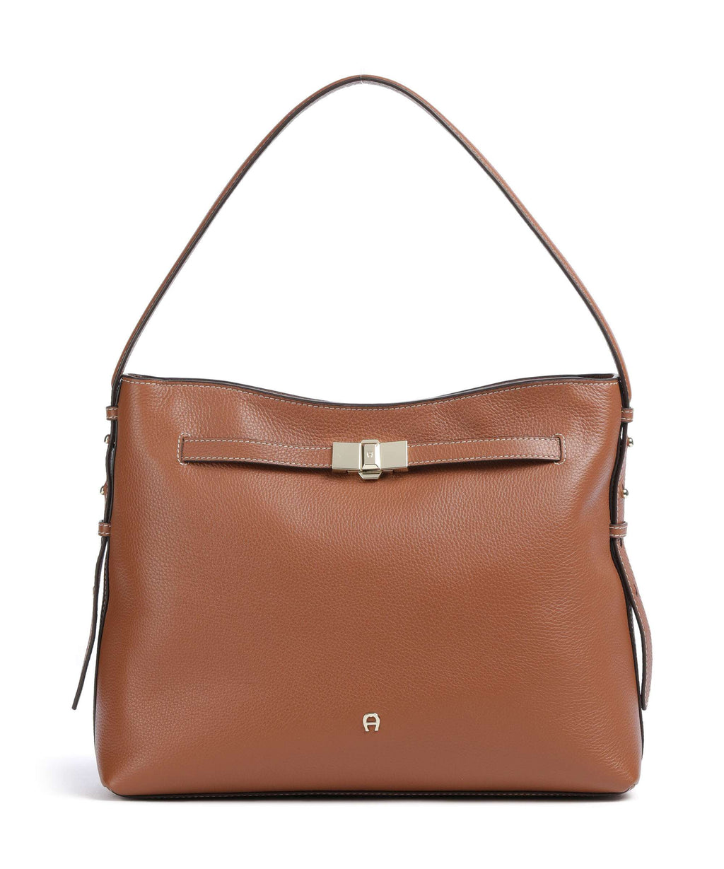 Aigner Farah M Hobo bag cognac brown