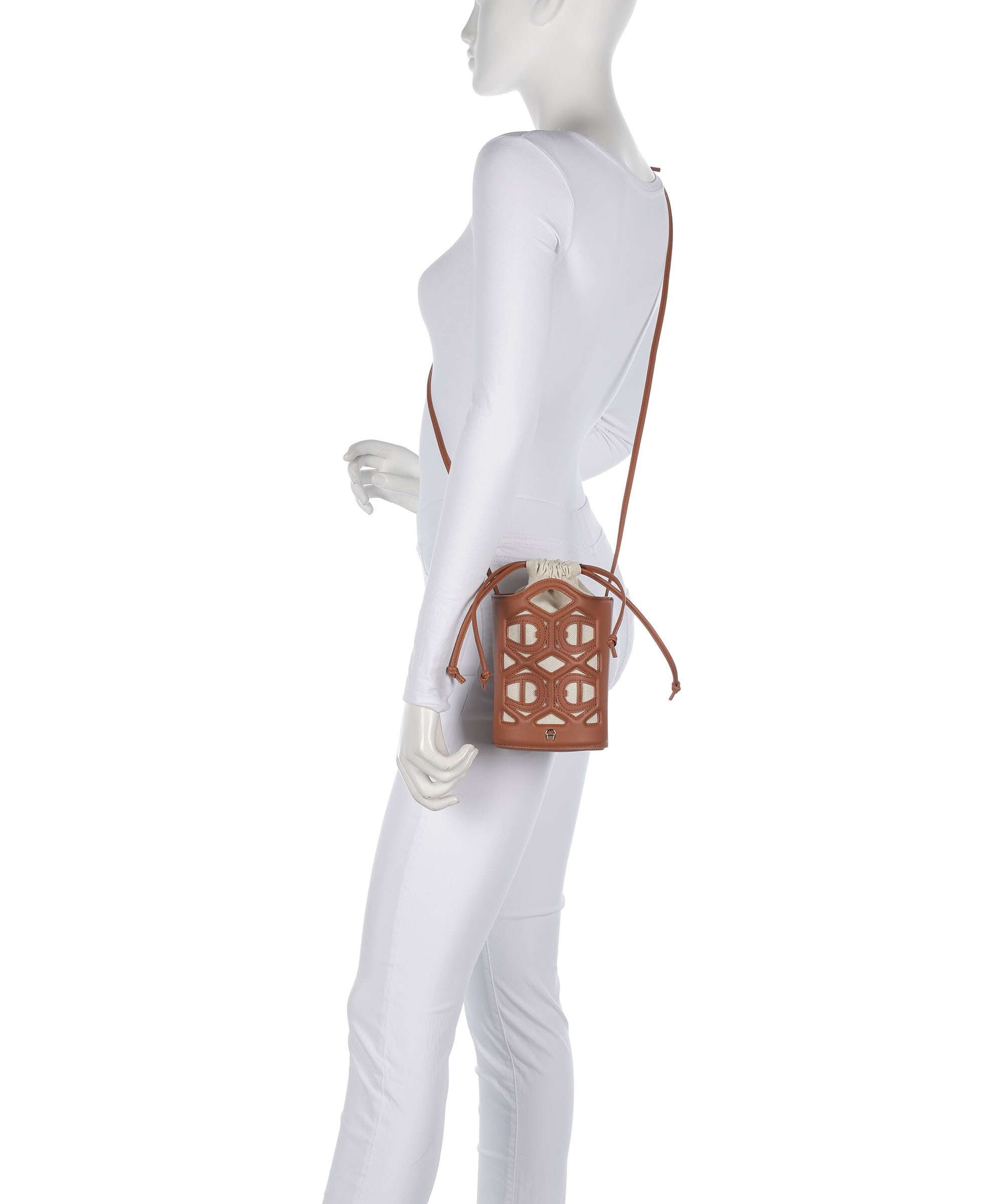Aigner Azzurra S Bucket bag cognac brown