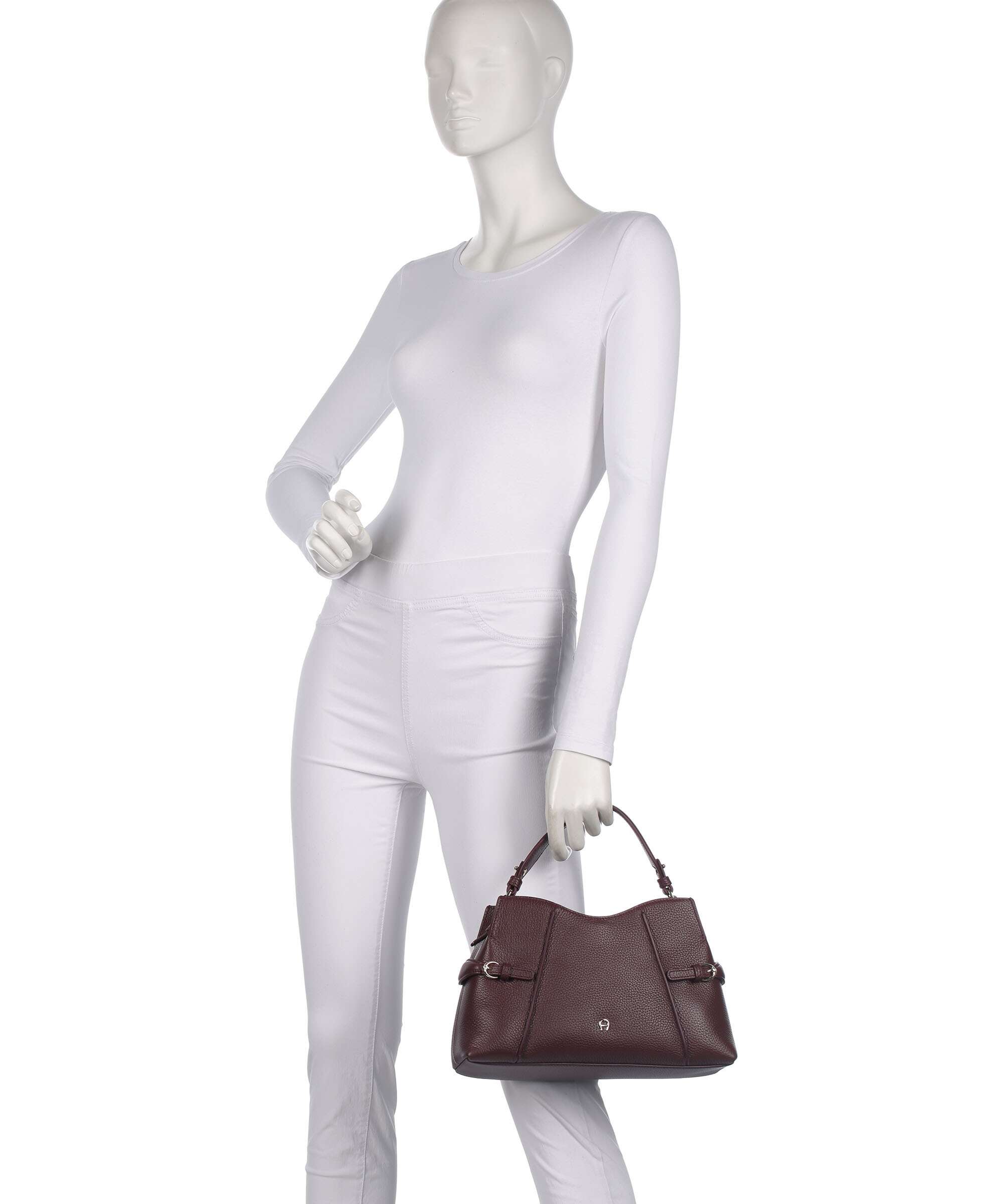 Aigner Cavallo M Handbag port red