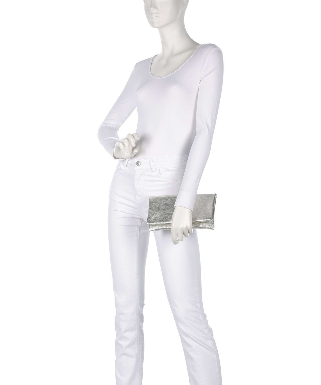 Abro Mimosa Clutch bag white/white gold