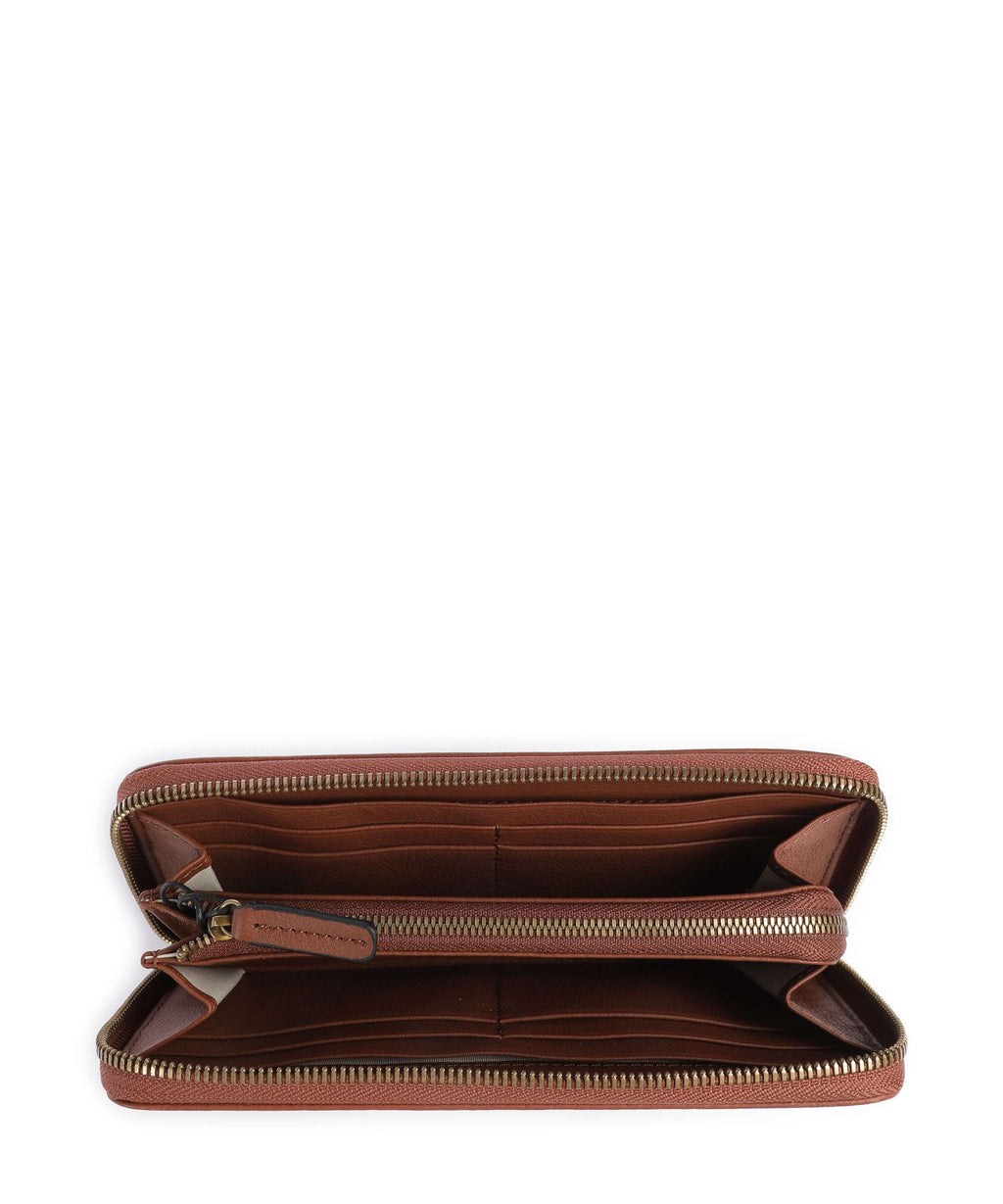 Marc O'Polo Finja L Wallet dark cognac