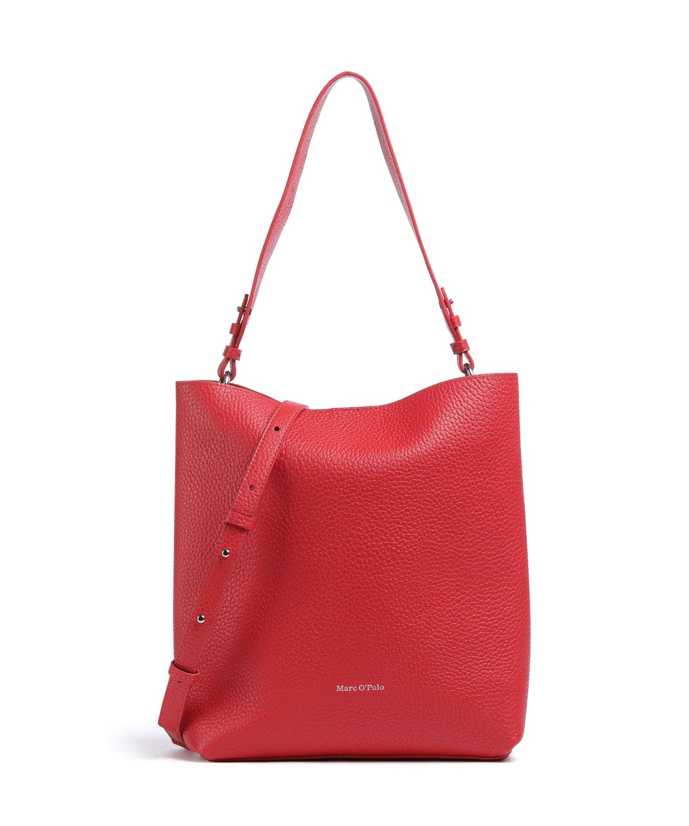 Marc O'Polo Brinja M Hobo bag shiny red