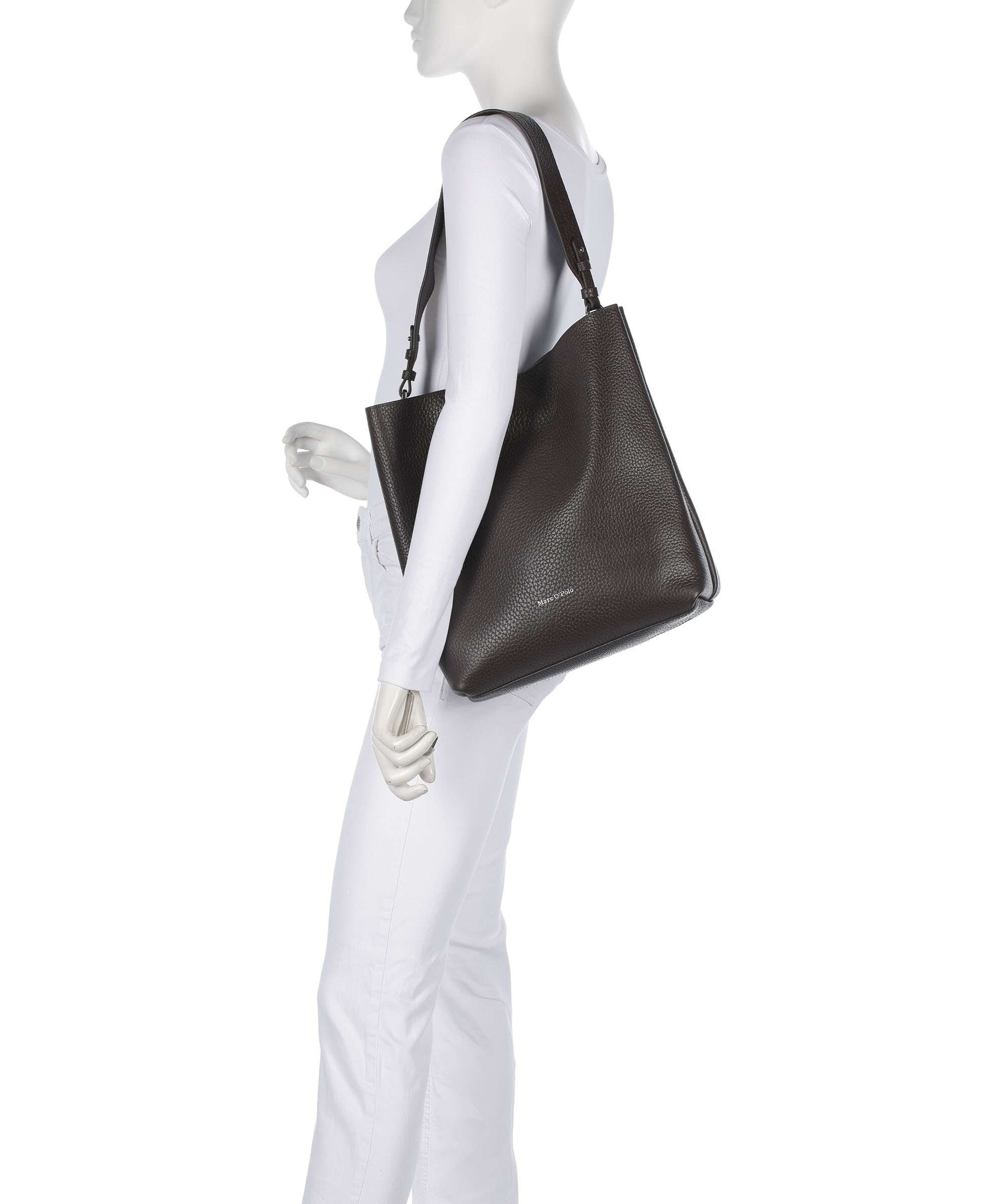 Marc O'Polo Brinja M Hobo bag shaded brown