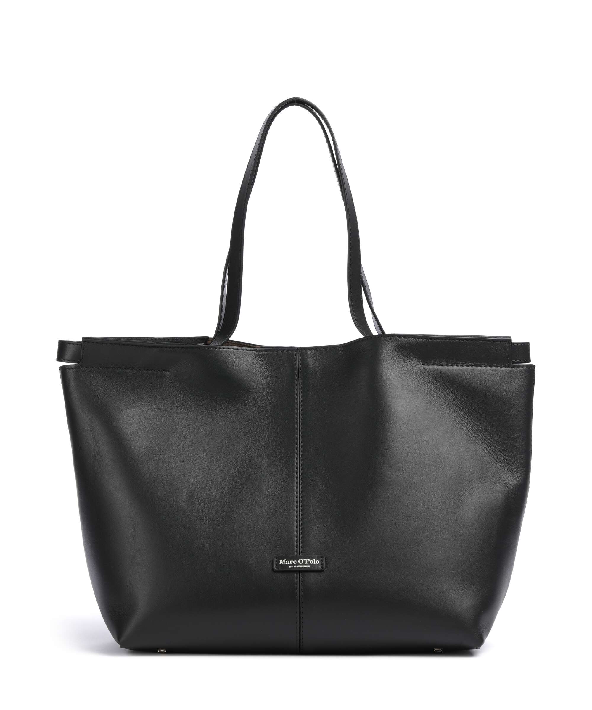 Marc O'Polo Tila L Tote bag fine grain leather black - 5000010948-0001 ...