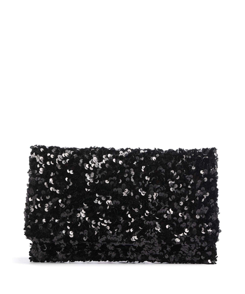 Abro Sequins Clutch bag black/nickel