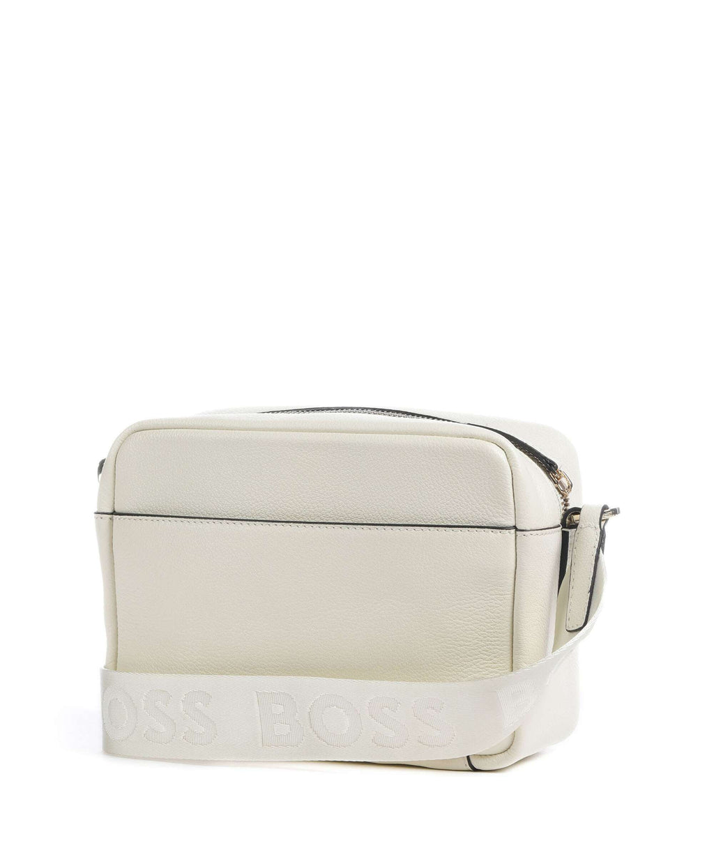BOSS Alyce Crossbody bag open white