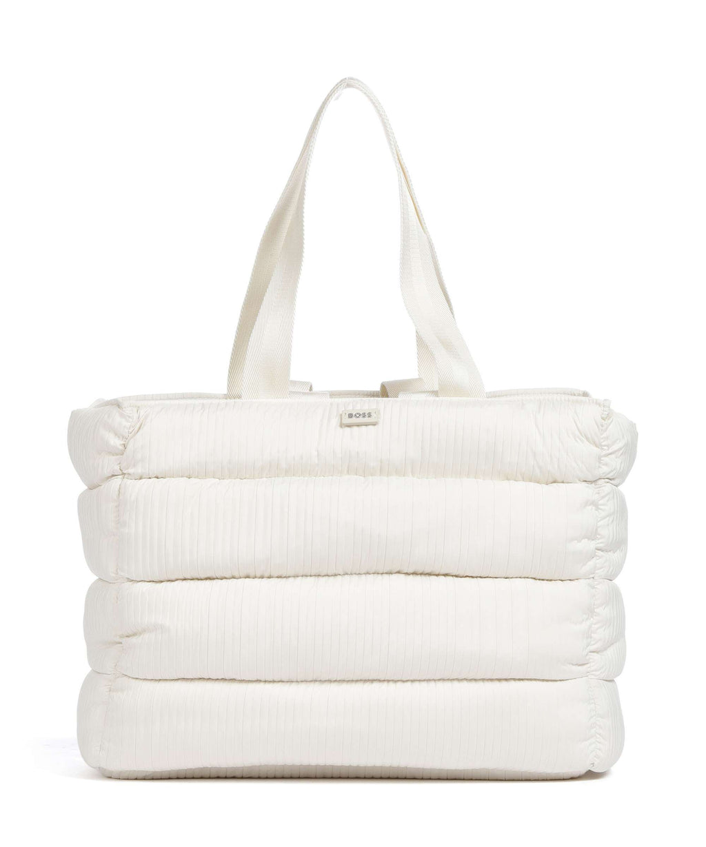 BOSS Deva Tote bag open white