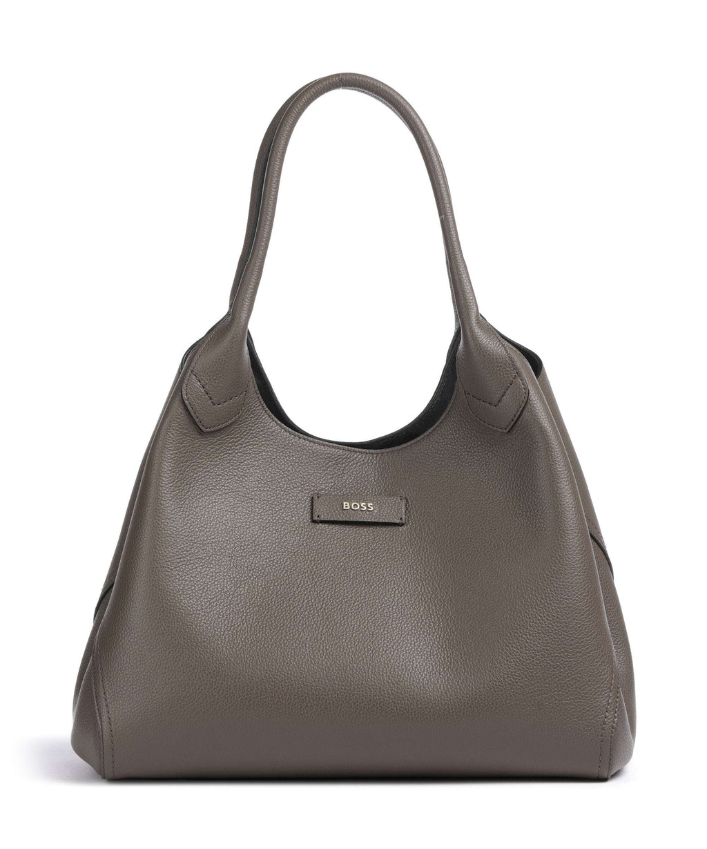 BOSS Lenah Hobo bag medium brown