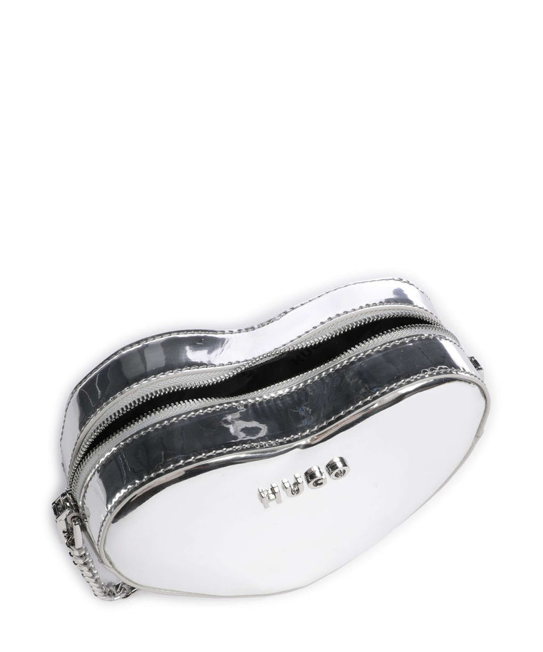 Hugo Love Crossbody bag silver