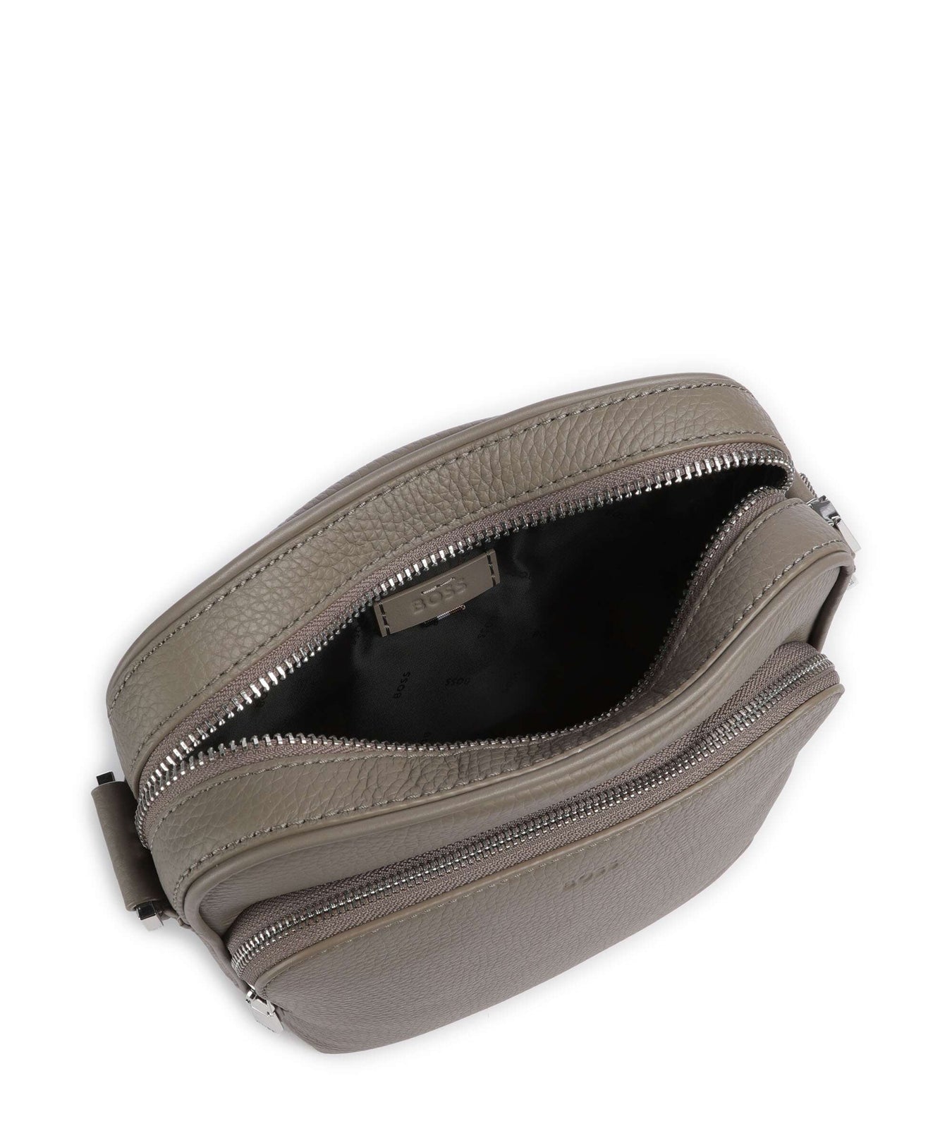 BOSS Crosstown Crossbody bag open green