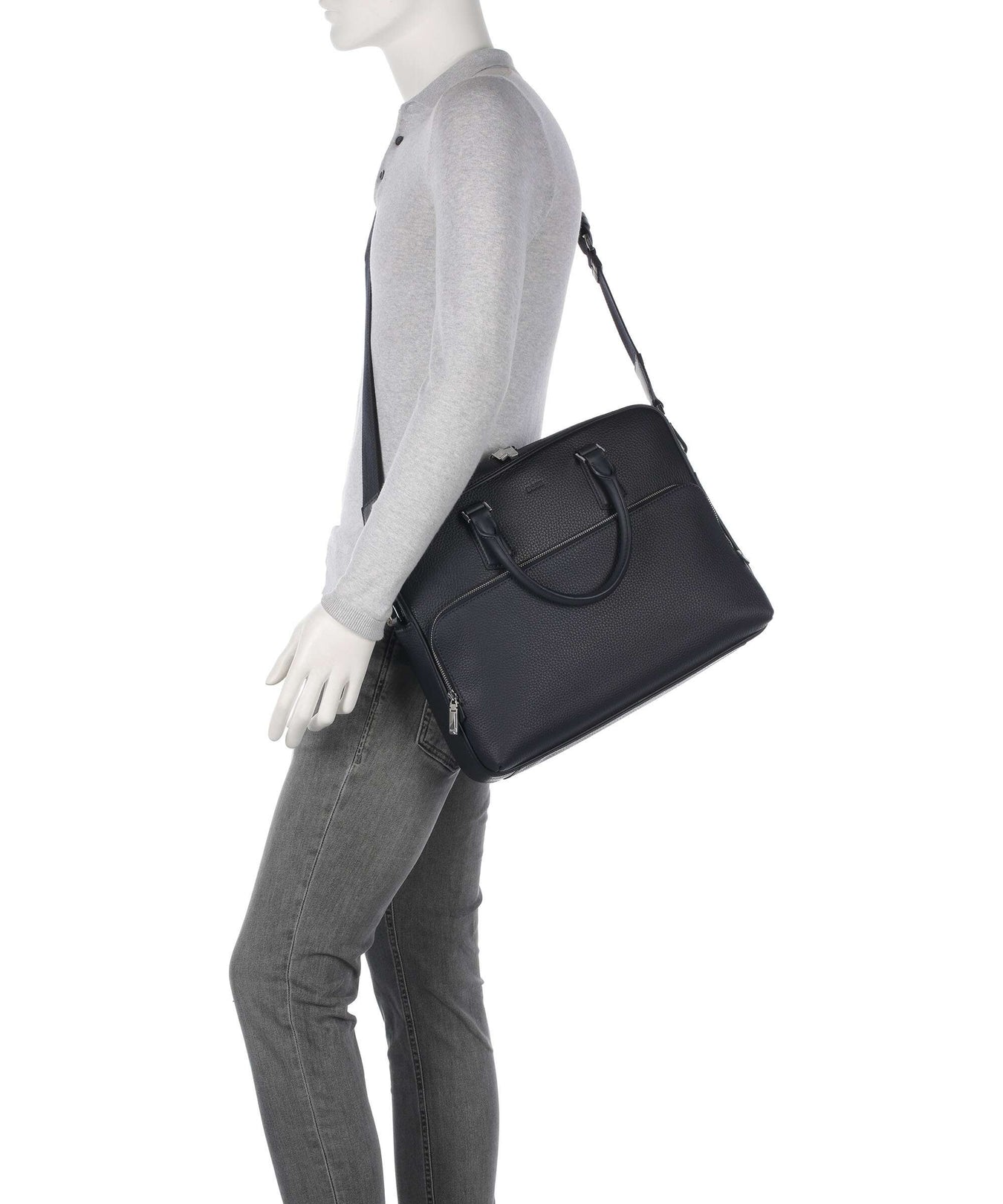 BOSS Crosstown Briefcase navy