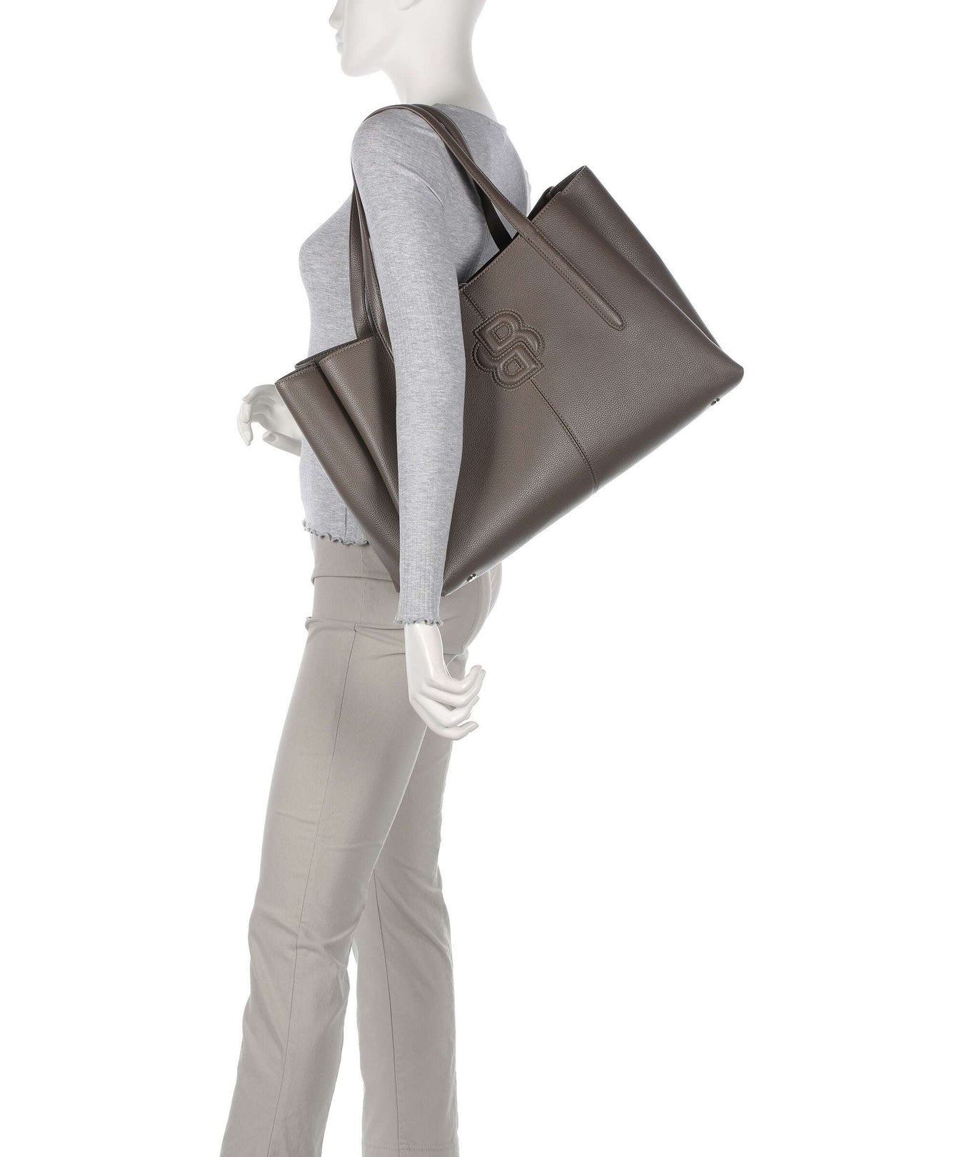 BOSS Anett Tote bag mud