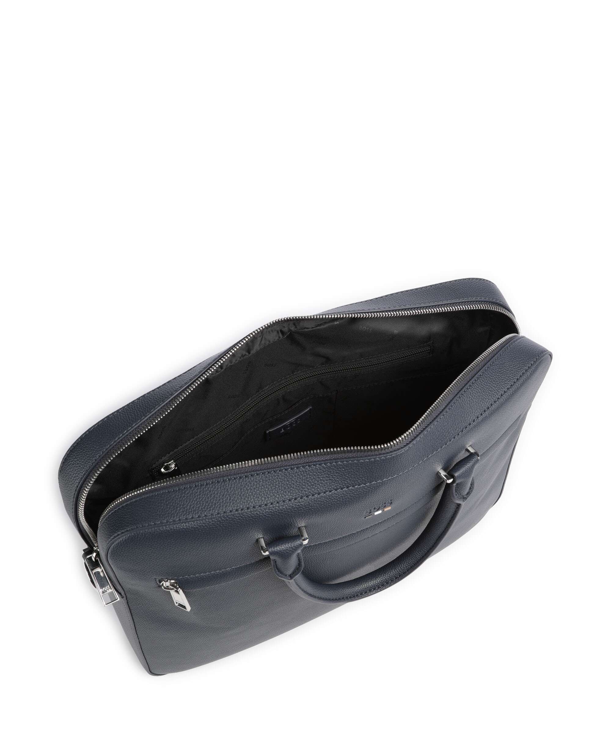 BOSS Ray Briefcase open blue