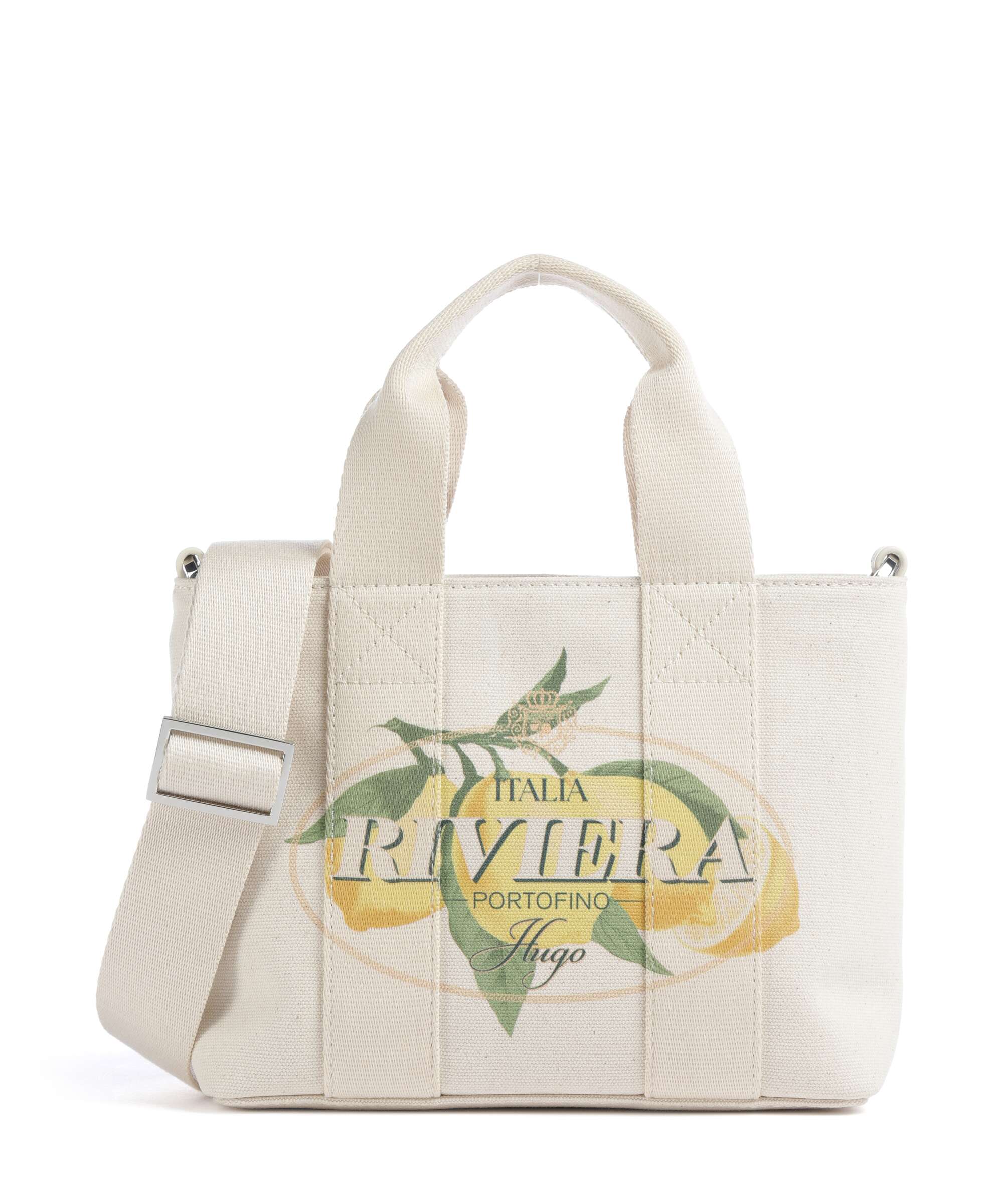 Hugo Becky Mini Handbag open white