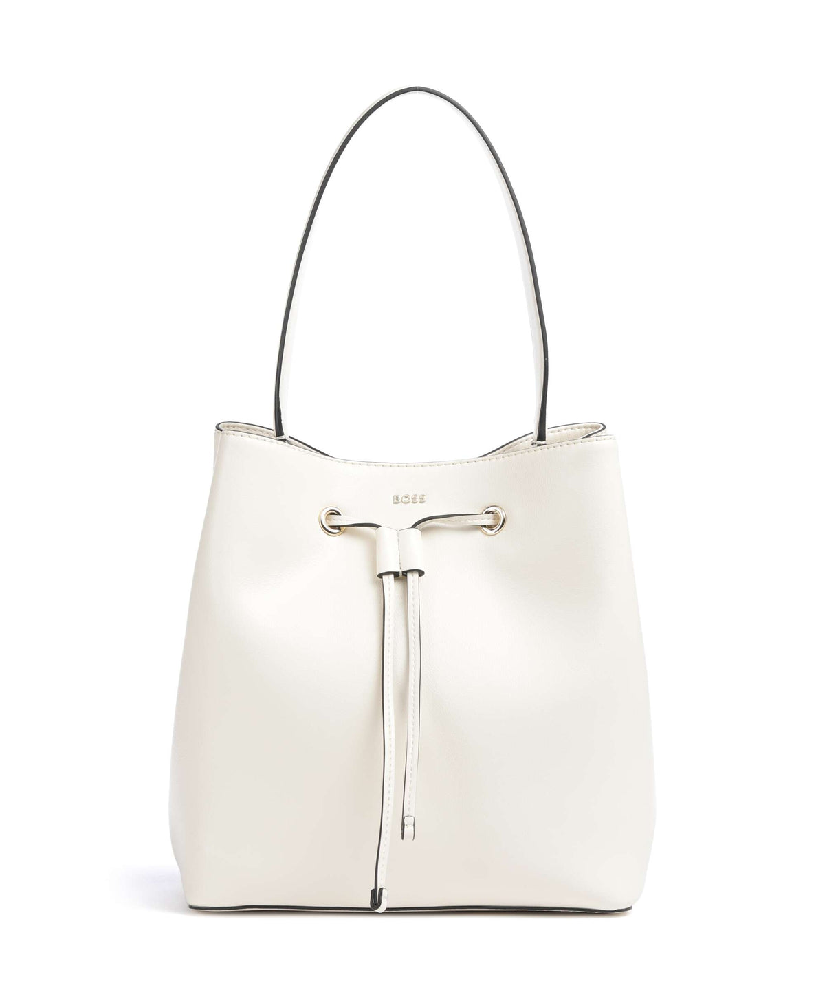 BOSS Sandy Bucket bag open white
