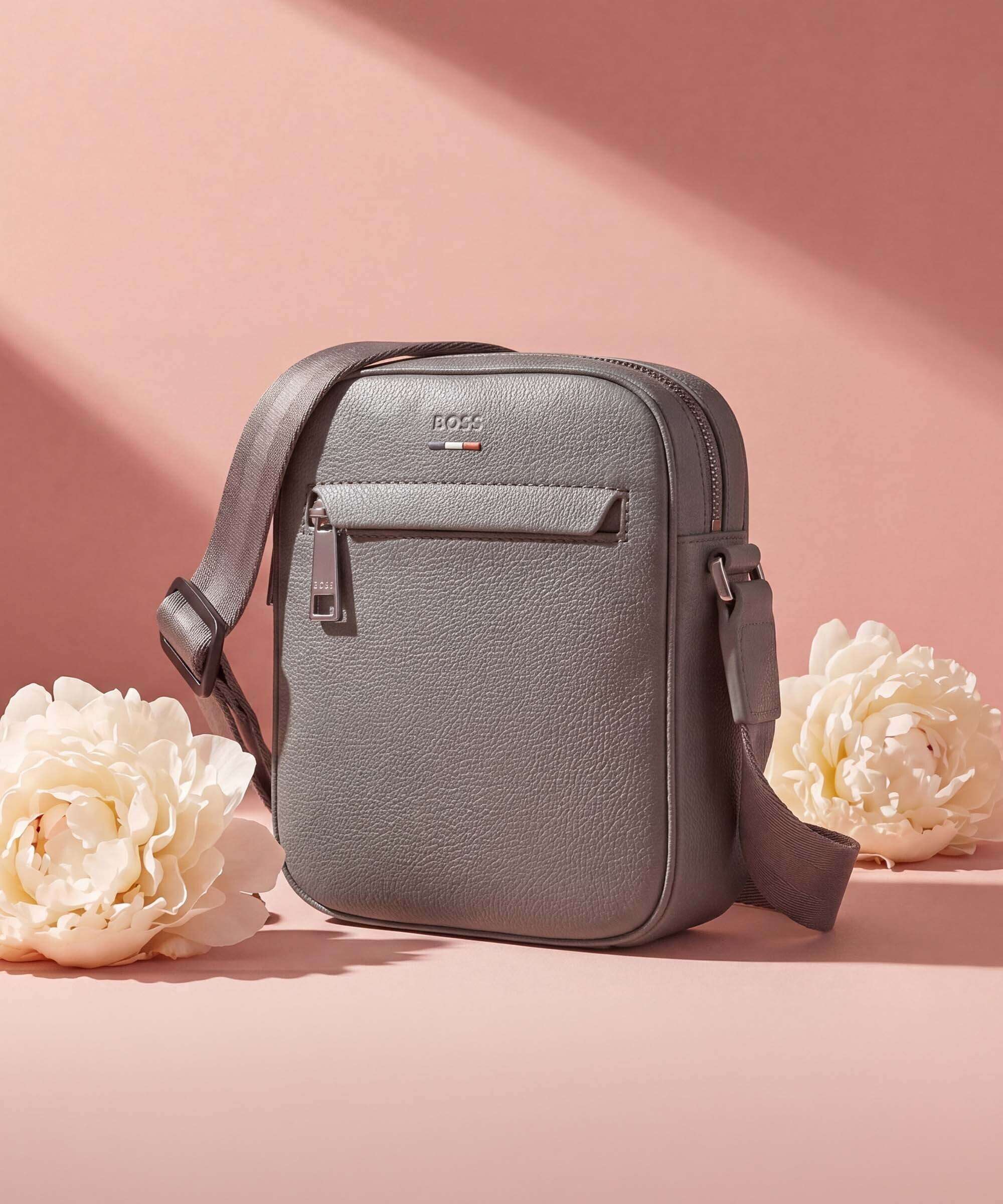 BOSS Ray Crossbody bag medium grey