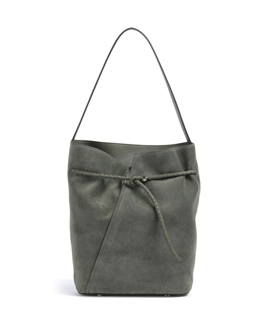 BOSS Revers Bucket bag dark green