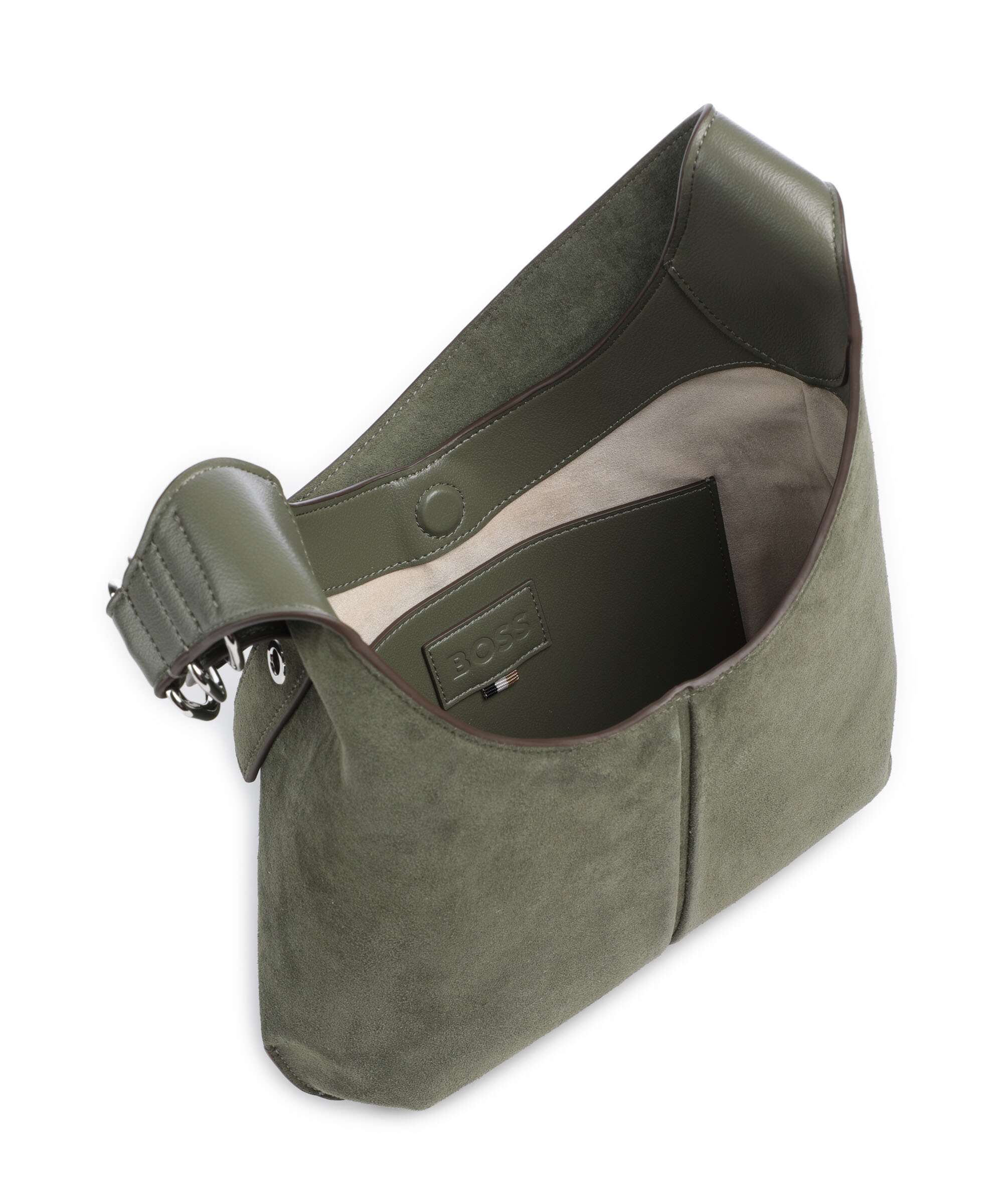 BOSS Clarice Hobo bag dark green