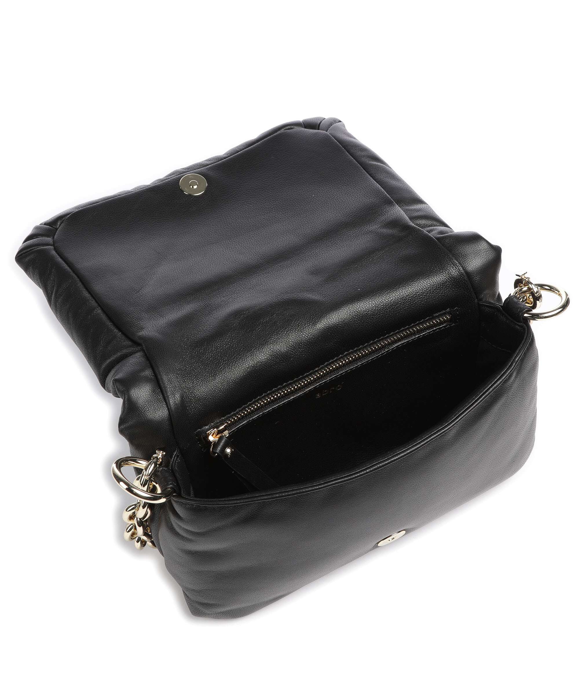 Abro Piuma_Lucido Puffer Shoulder bag black/gold