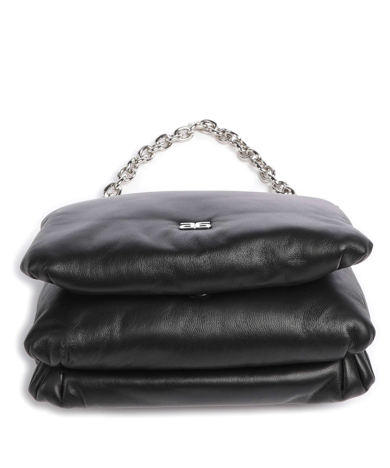 Abro Piuma_Lucido Puffer Shoulder bag black/nickel