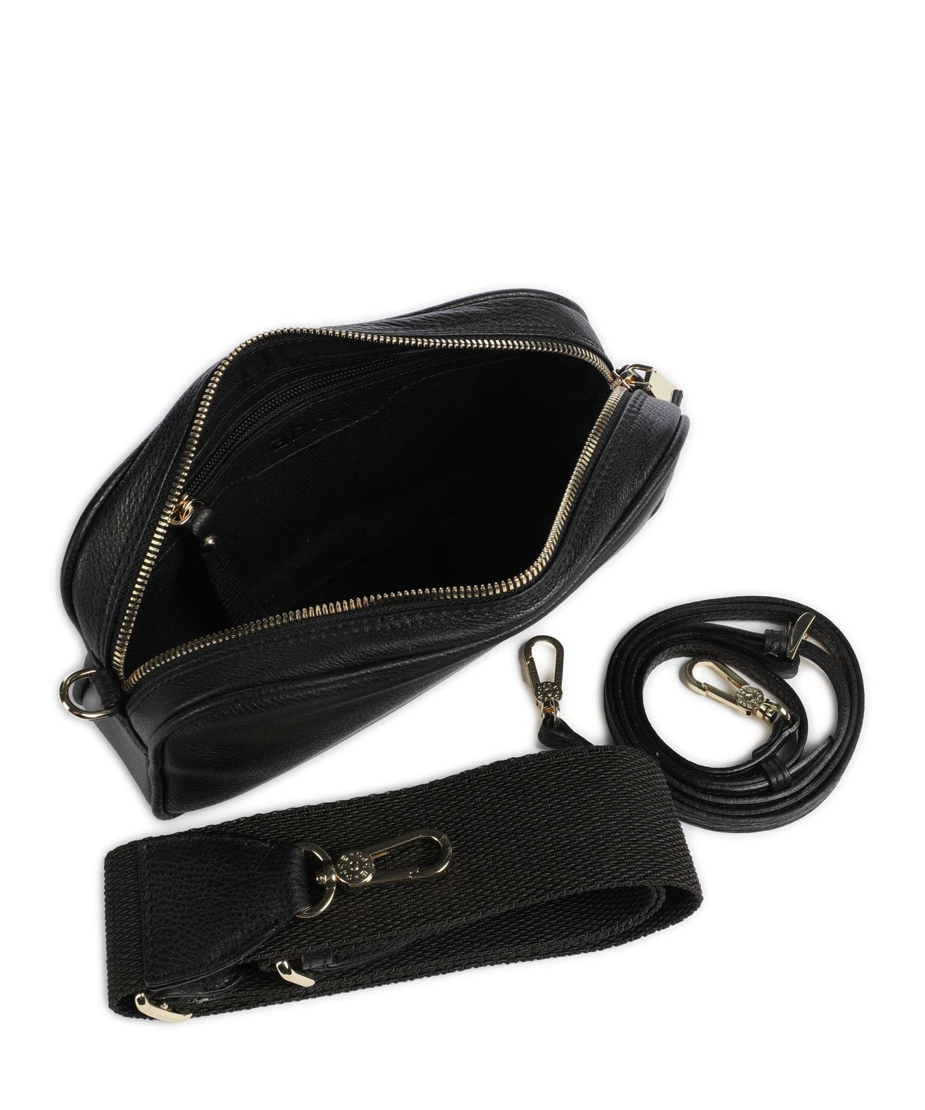 Abro Dalia Tina Crossbody bag black/gold