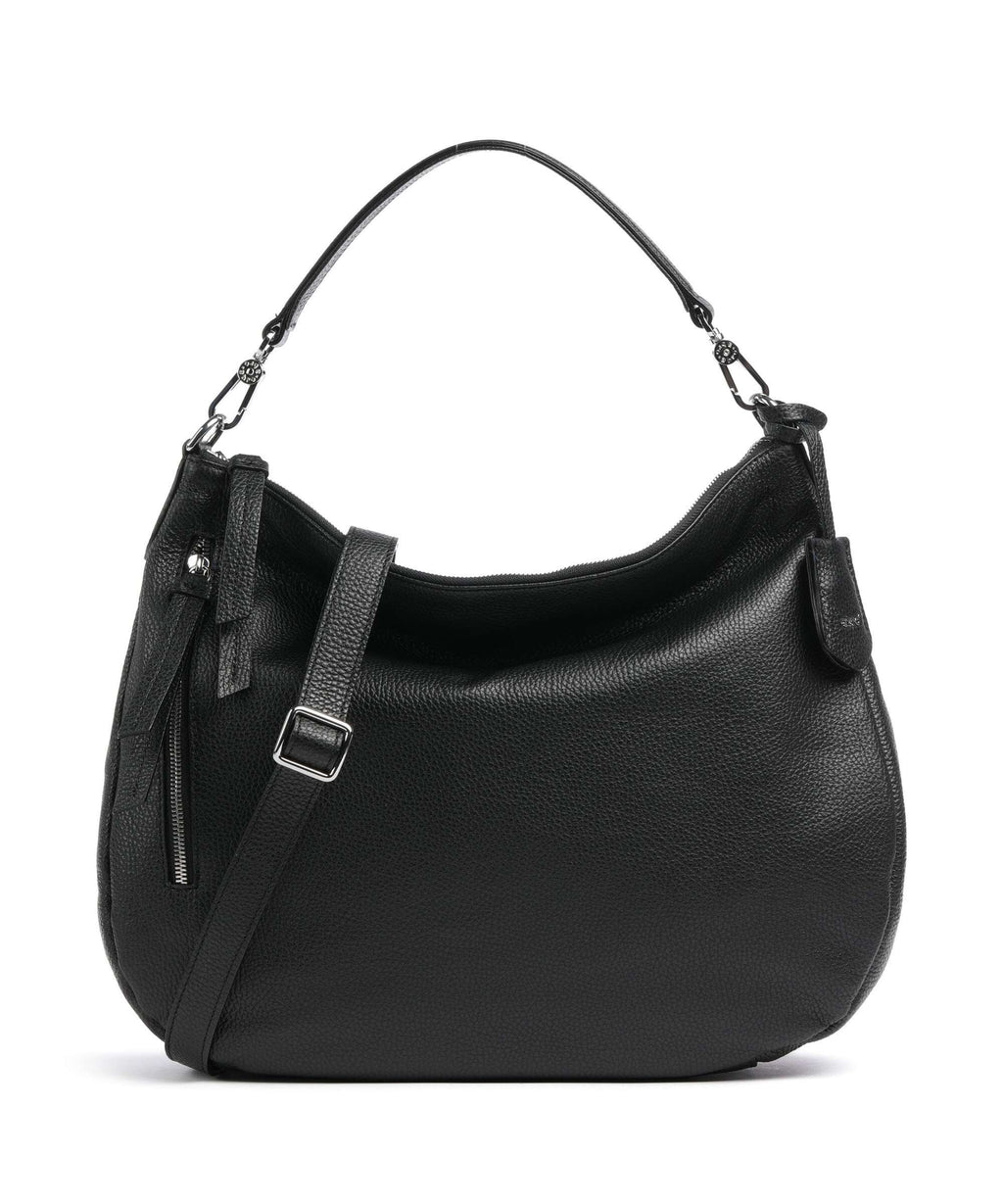 Abro Adria Juna Hobo bag black/nickel