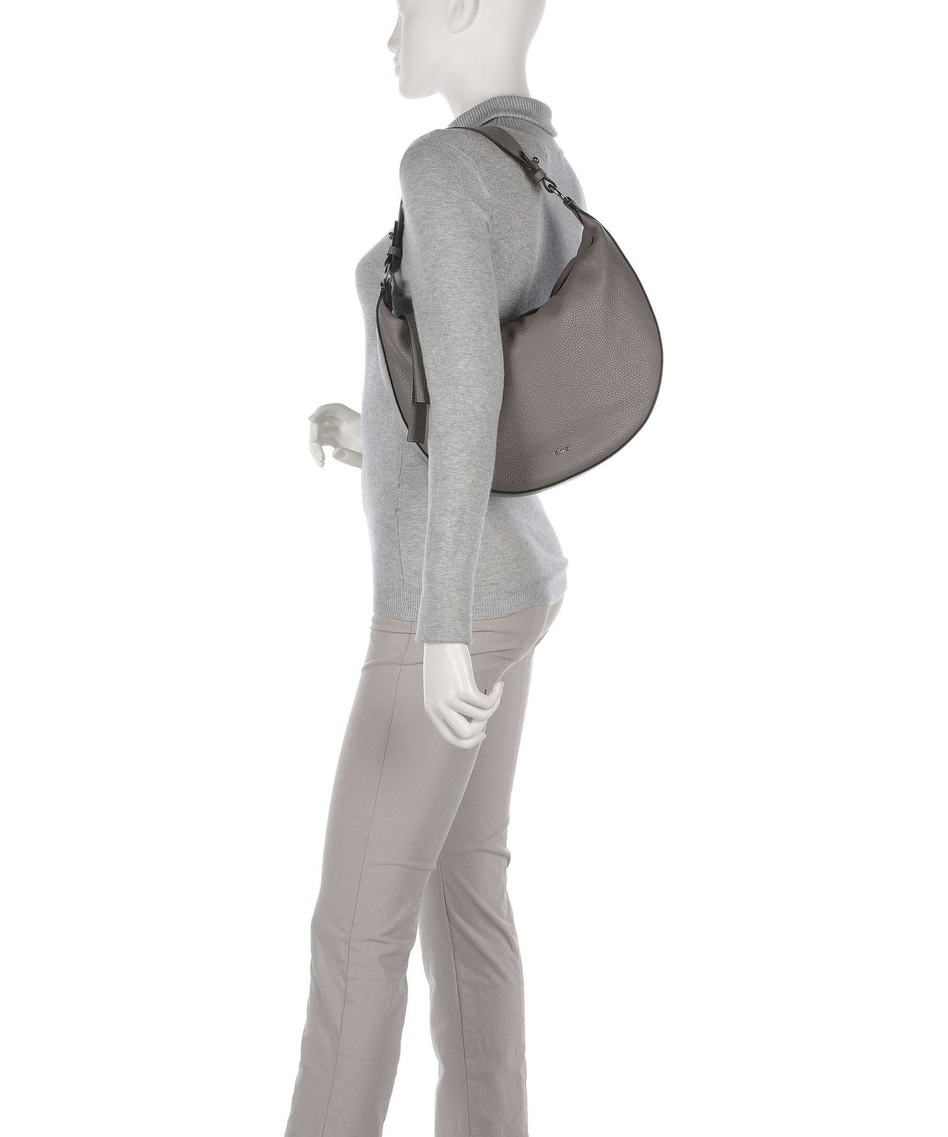 Abro Adria Lulu Small Hobo bag zink