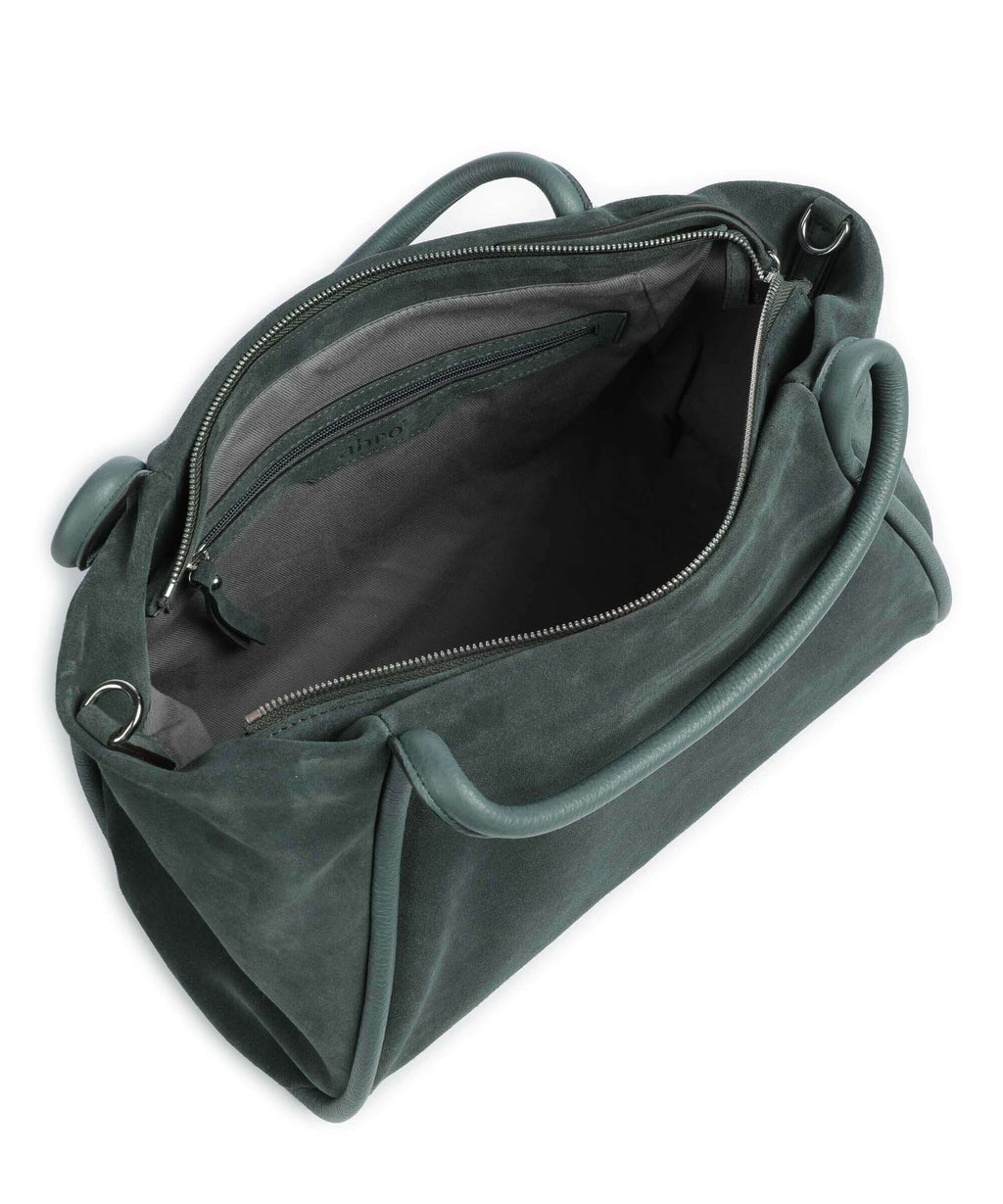 Abro Suede Willow Handbag sage