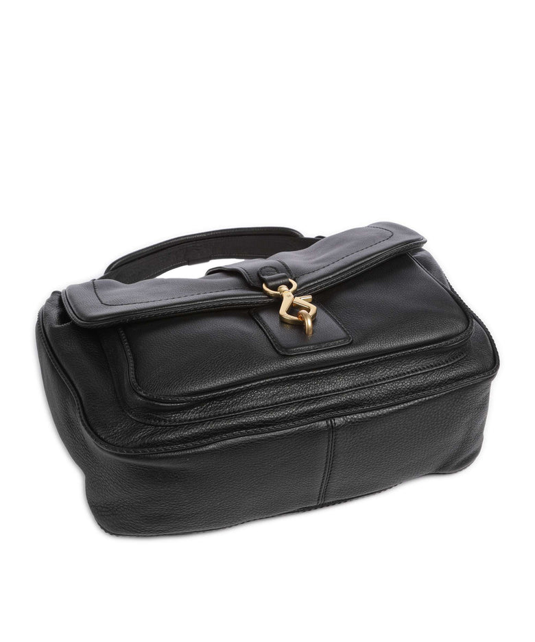 Abro Dalia Star Saddle Hobo bag black/gold