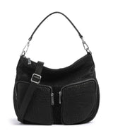 Abro Bubble Cargo Hobo bag black/nickel