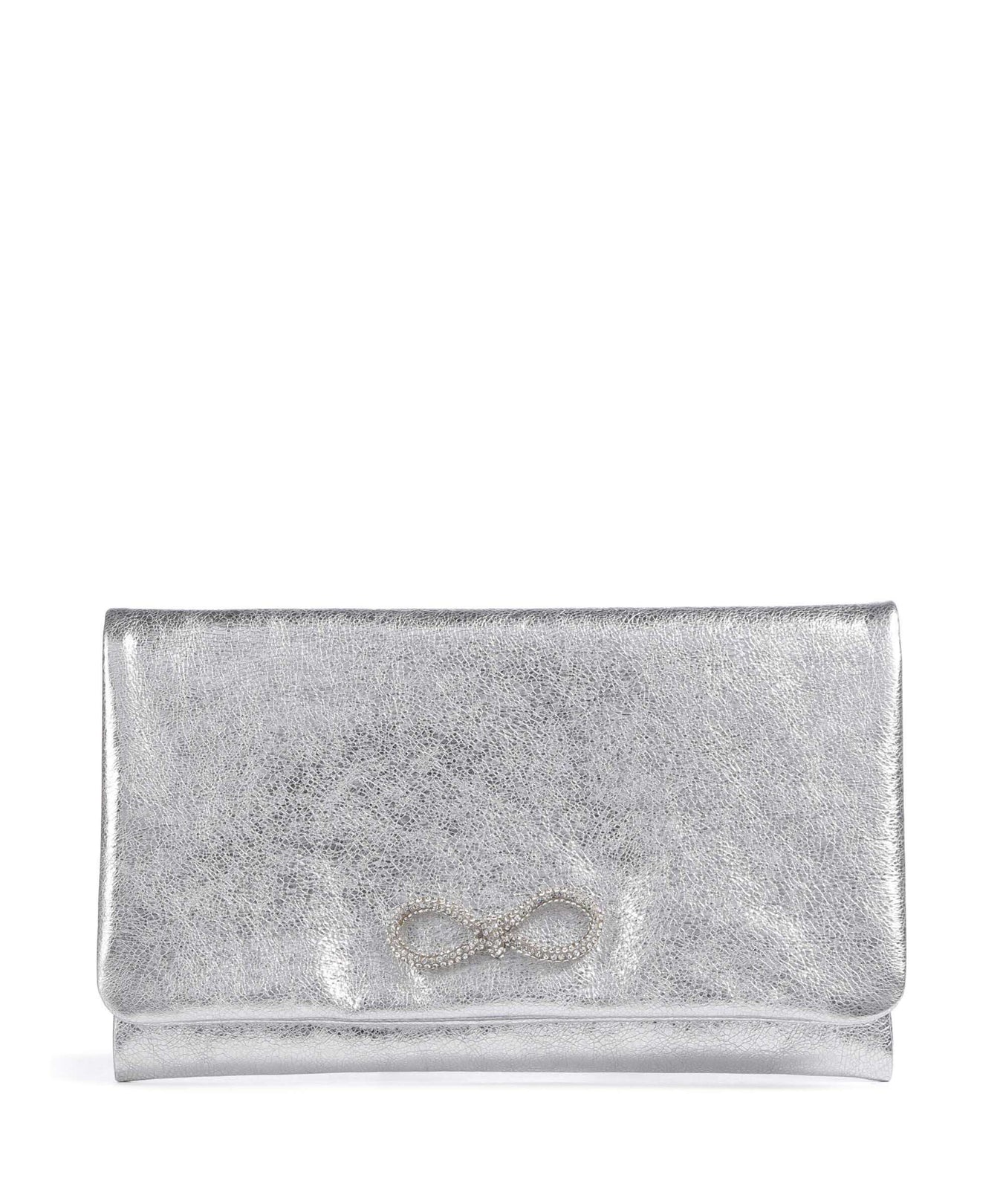 Abro Mimosa Strass Clutch bag silver
