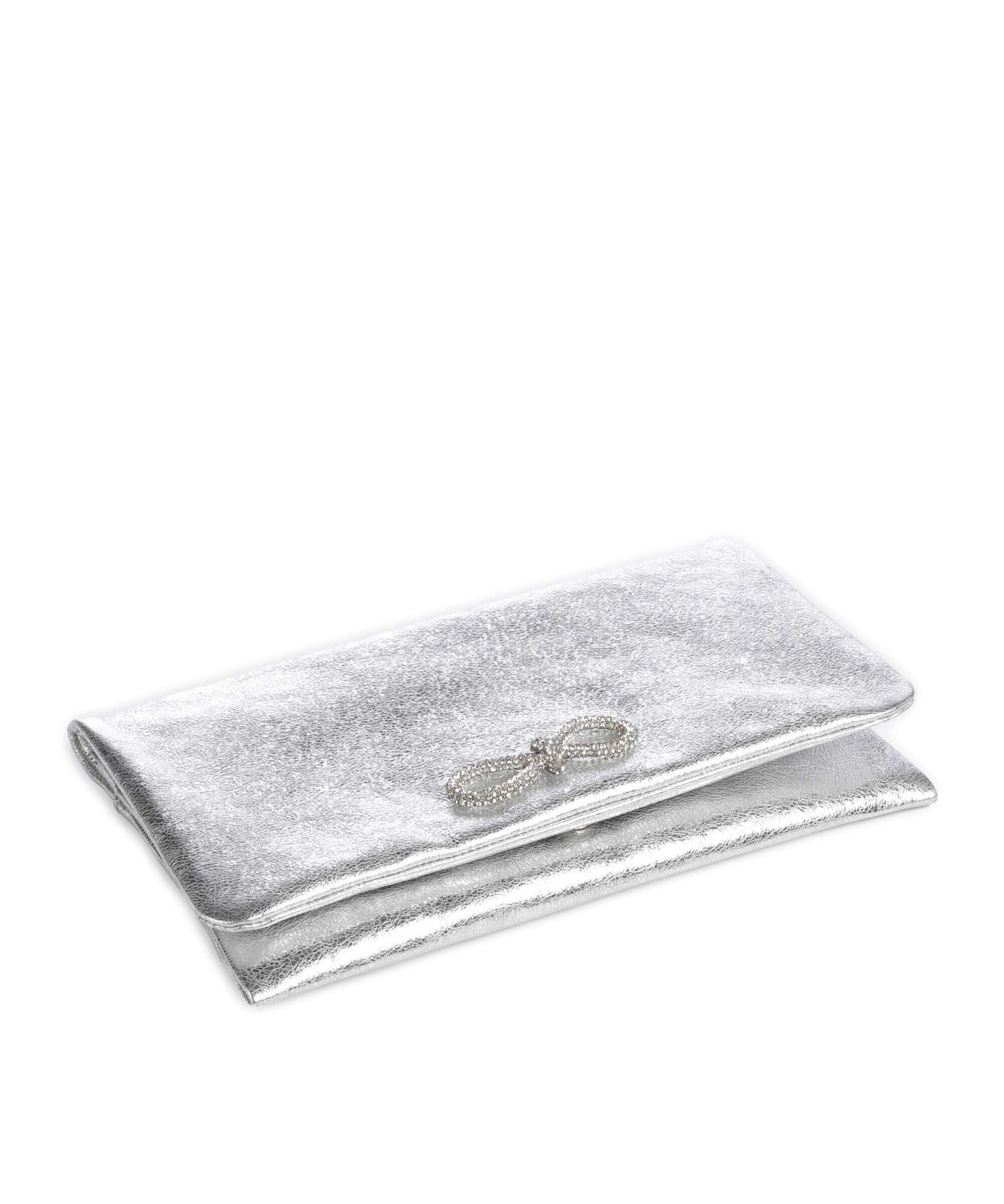 Abro Mimosa Strass Clutch bag silver