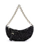 Abro Sequins Moon Shoulder bag black/gold