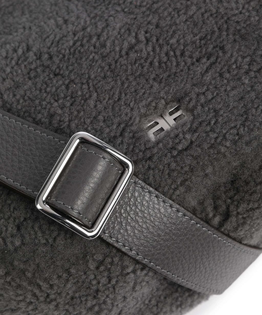 Abro Shearling By My Side Crossbody bag grey