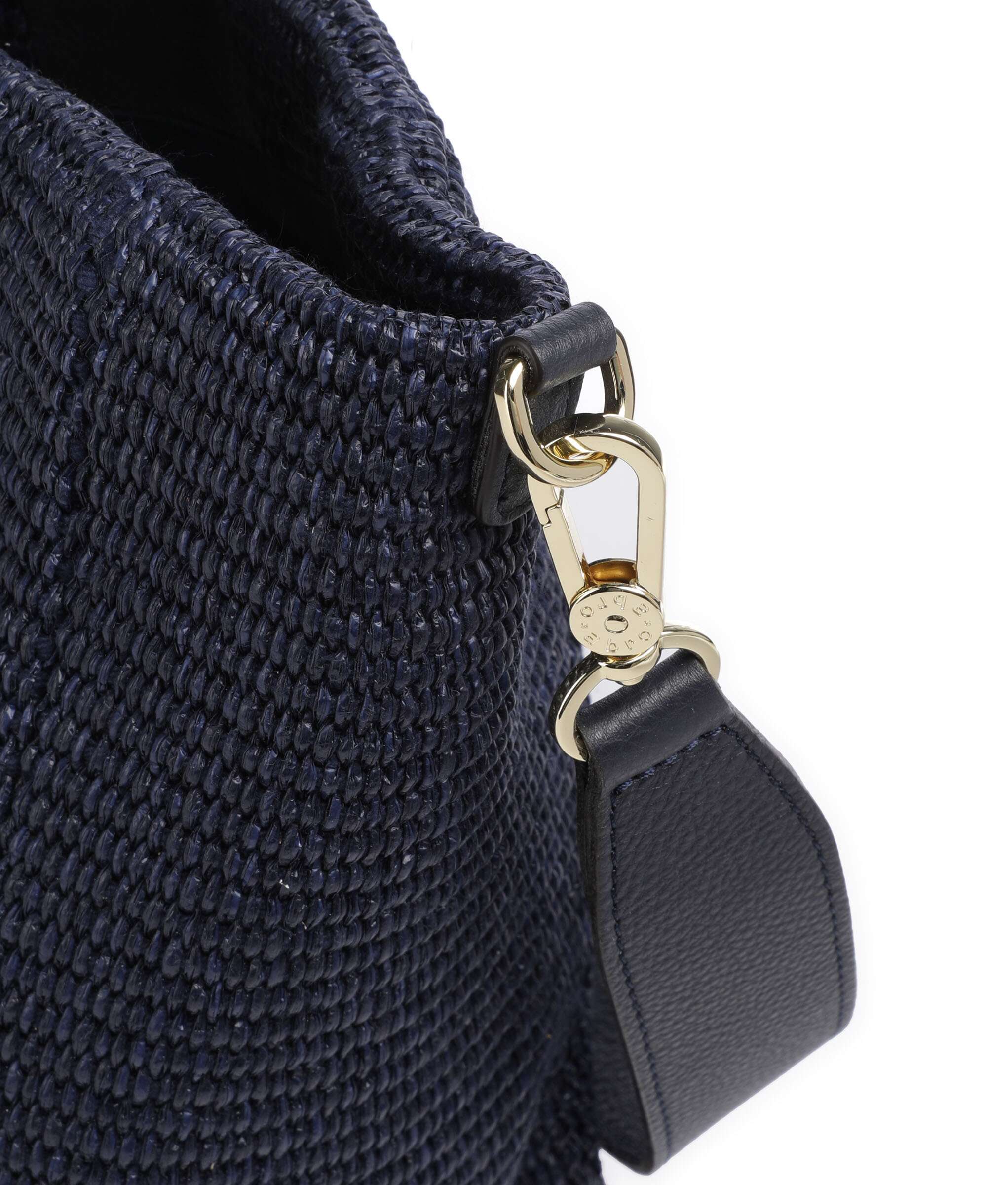 Abro Raffia Kaia Tote bag navy
