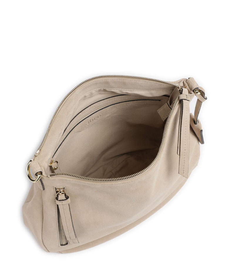 Abro Suede Juna Hobo bag natural