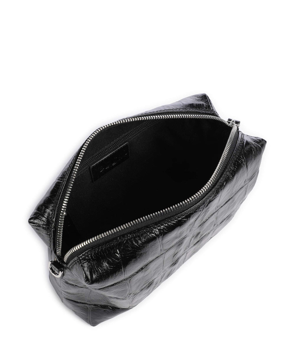 Abro Maxi Cocco Kaia Crossbody bag black/nickel