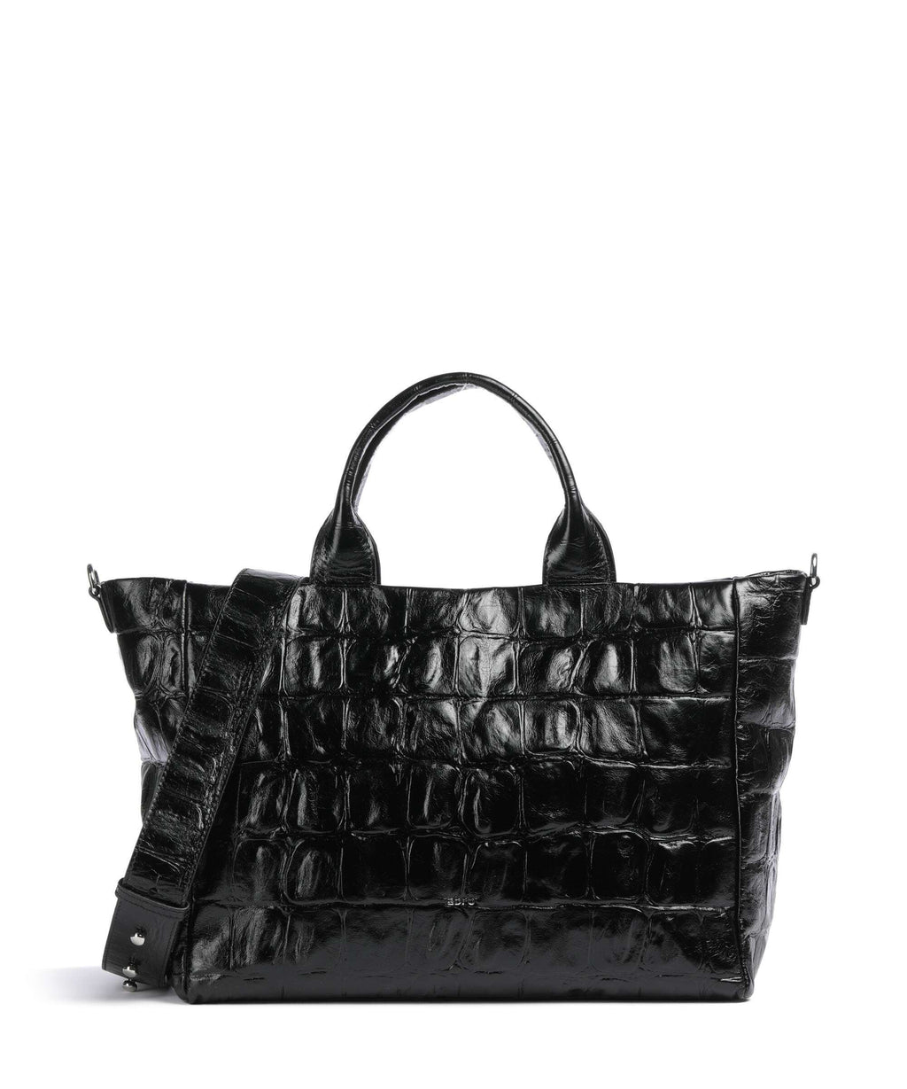 Abro Maxi Cocco Mia Handbag black/nickel