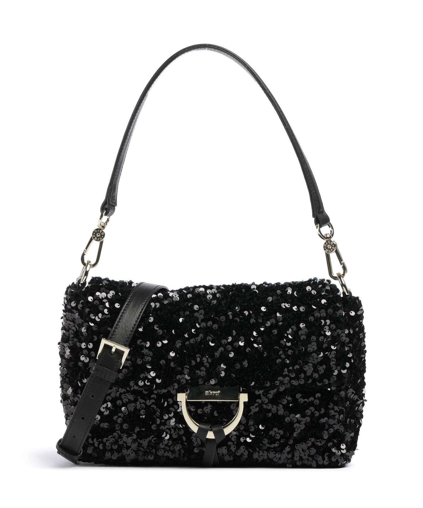 Abro Sequins Temi Shoulder bag black/gold