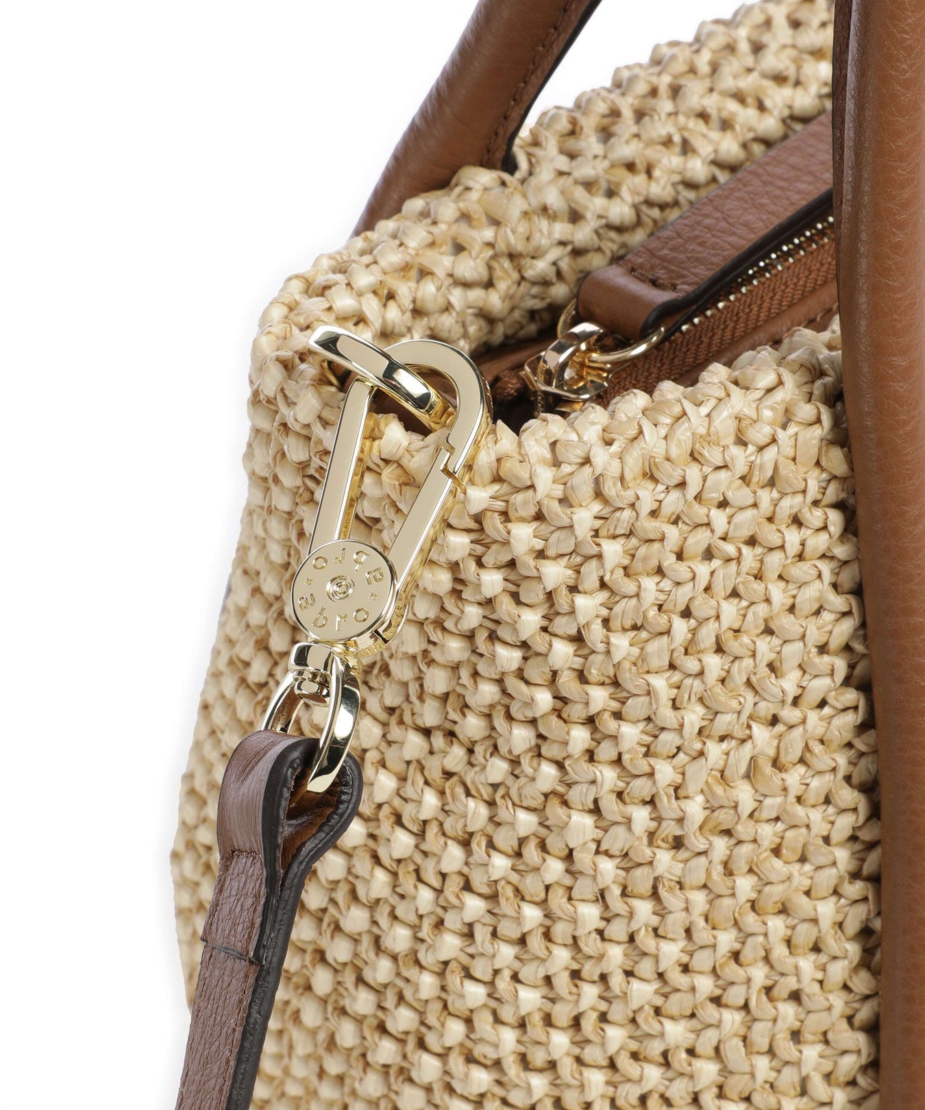 Abro Maglia Raffia Willow Handbag natural