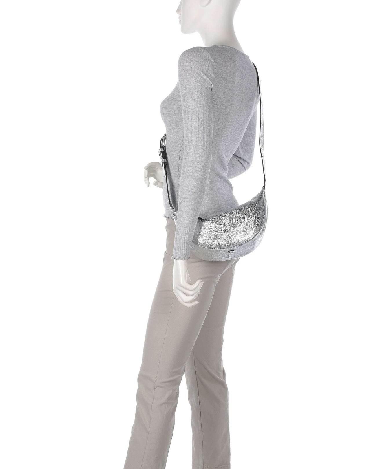 Abro Shimmer By My Side Shoulder bag silver
