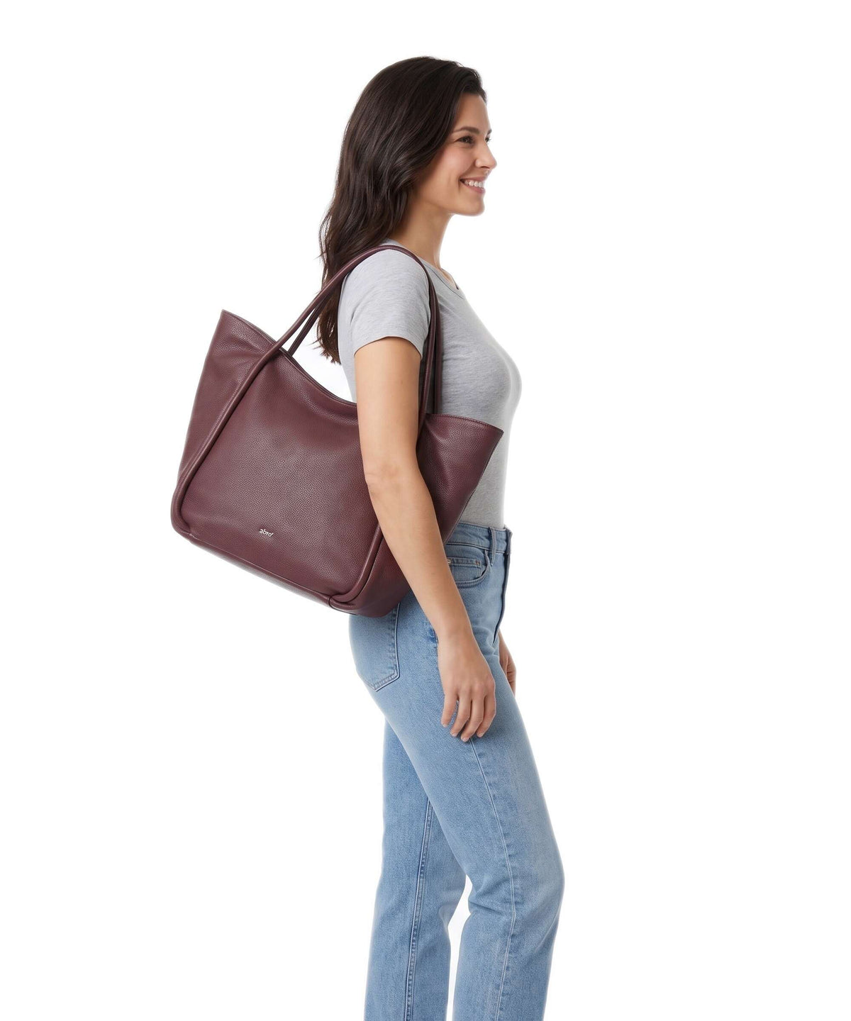Abro Dalia Willow Tote bag bordeaux