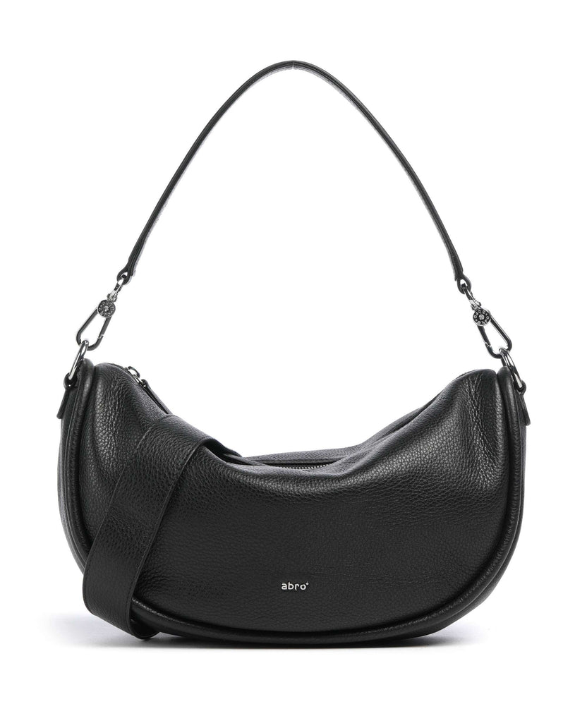 Abro Dalia Willow Hobo bag black/nickel