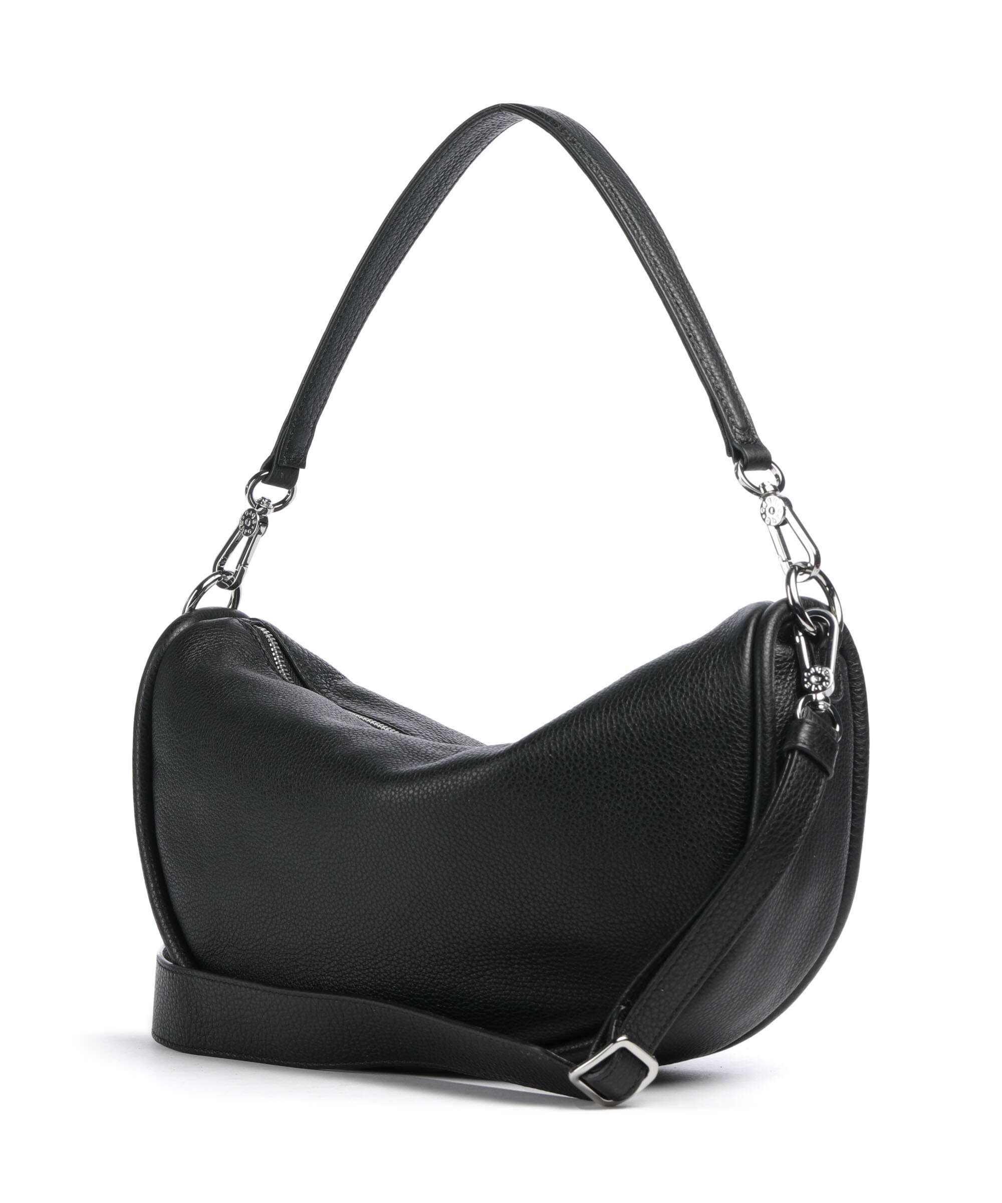 Abro Dalia Willow Hobo bag black/nickel