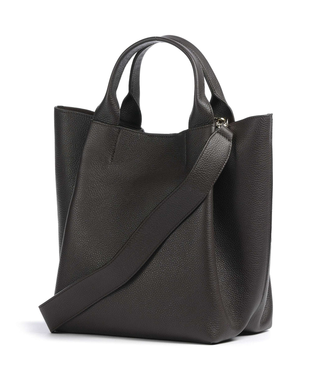 Abro Agave Essential Medium Handbag dark brown