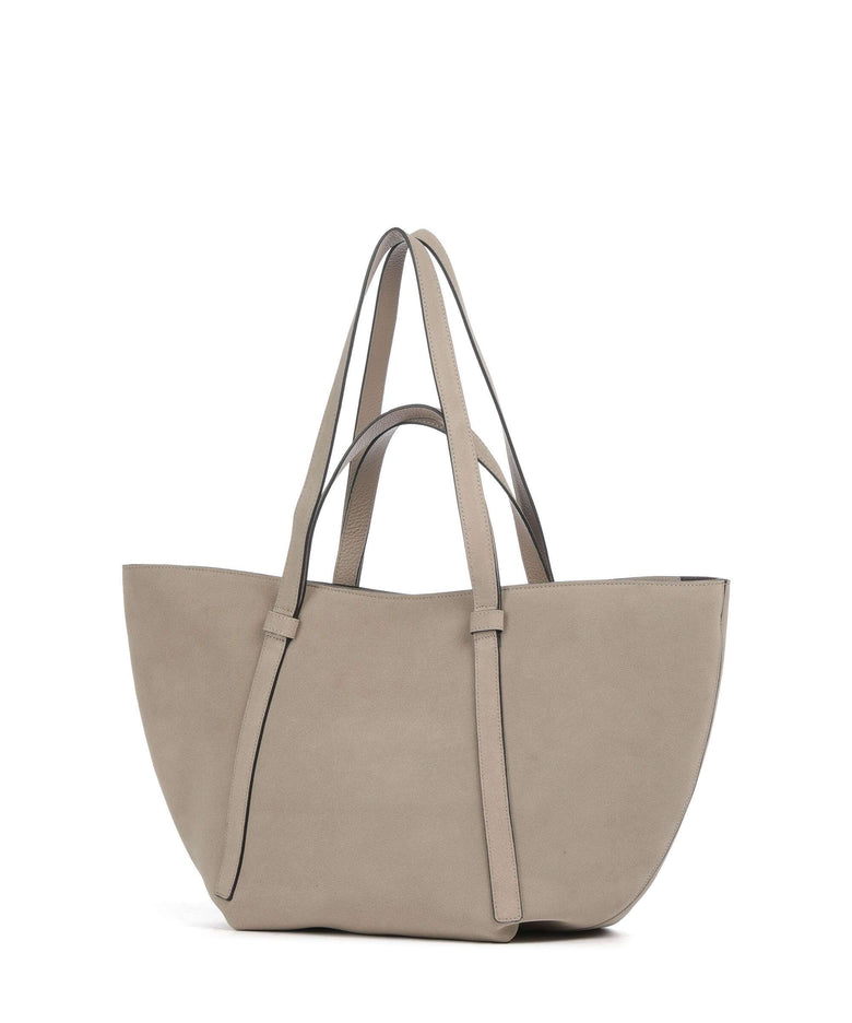 Abro Suede Cosmo Large Tote bag siena